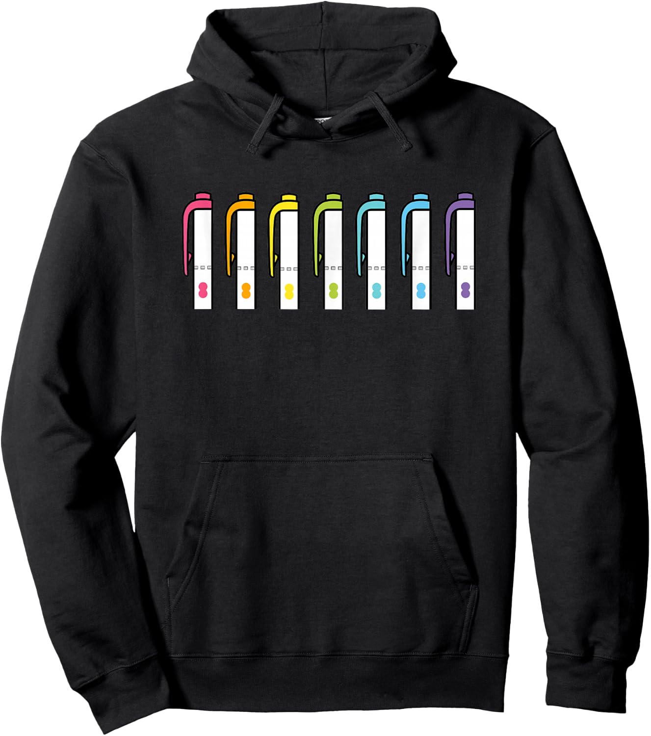 Planner Pens and Markers Hoodie - Hoodie | Black