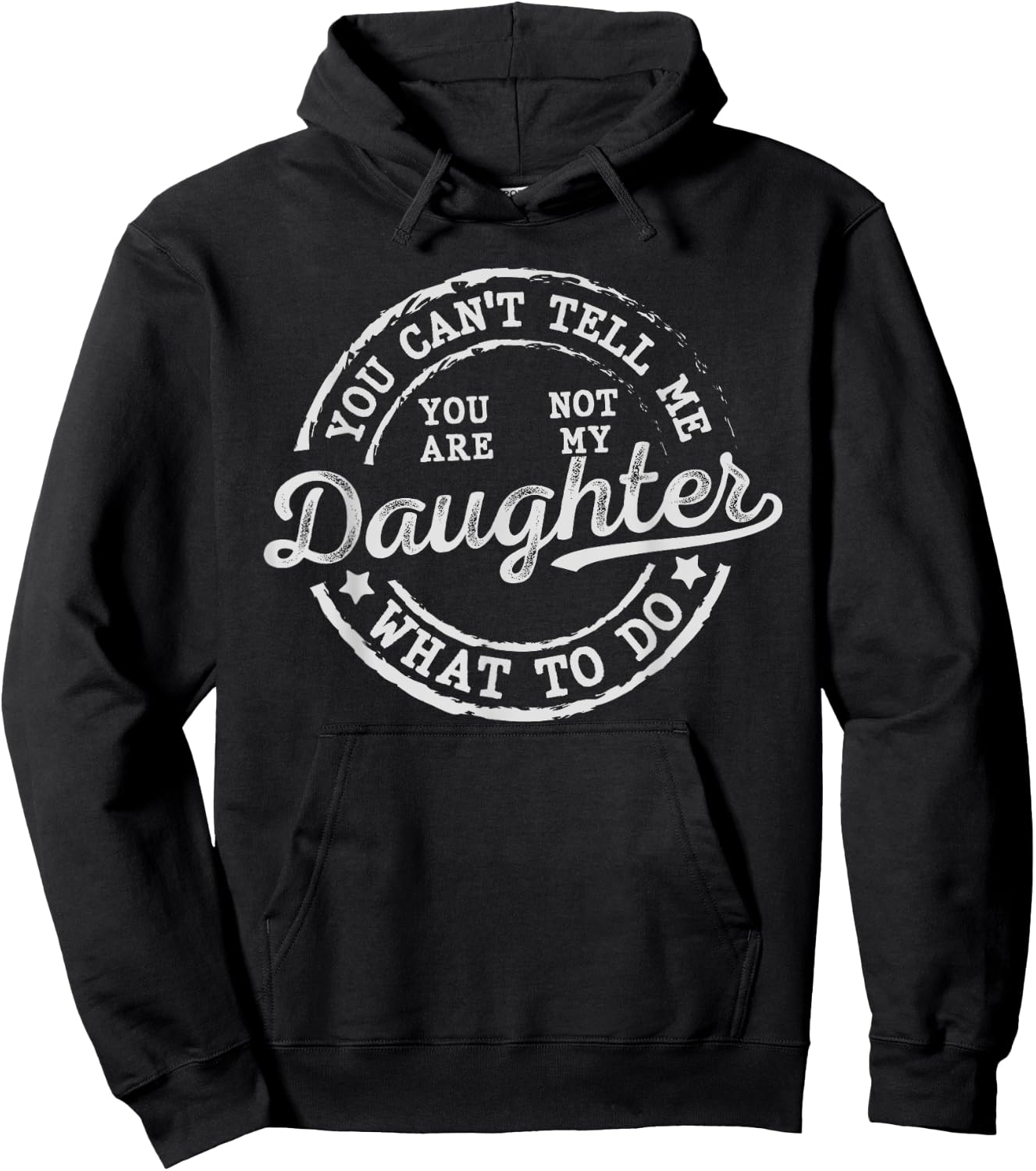 Funny Father Daddy Gifts Men From Daughter Fathers Day Dad Hoodie - Hoodie | Black