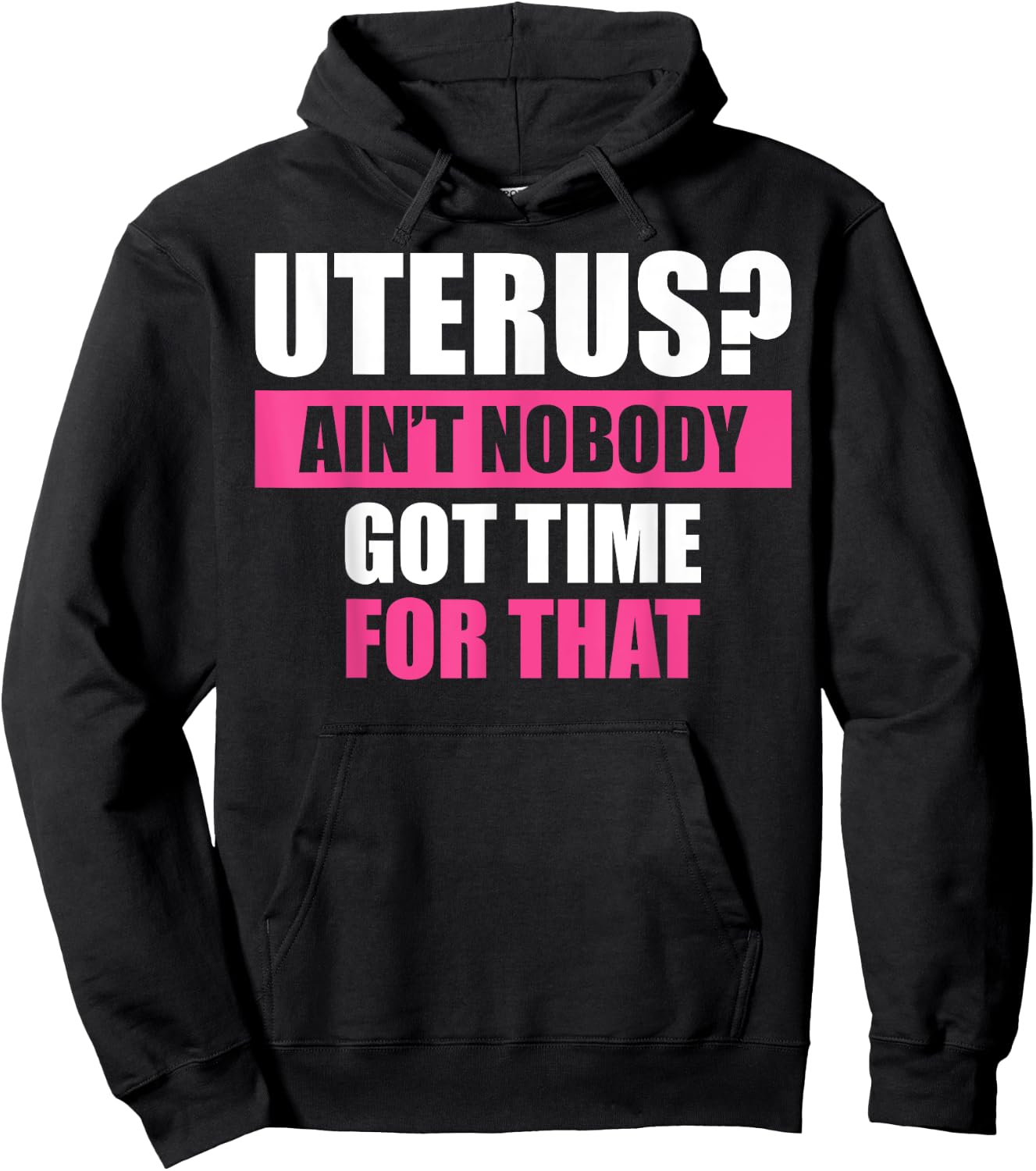 Funny Uterus Girls Hysterectomy Surgery Removal Hoodie - Hoodie | Black