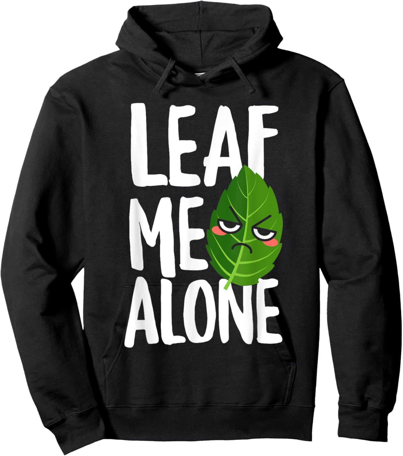 Indoor Plants Greenhouse Gardening Leaf Me Alone Funny Hoodie - Hoodie | Black
