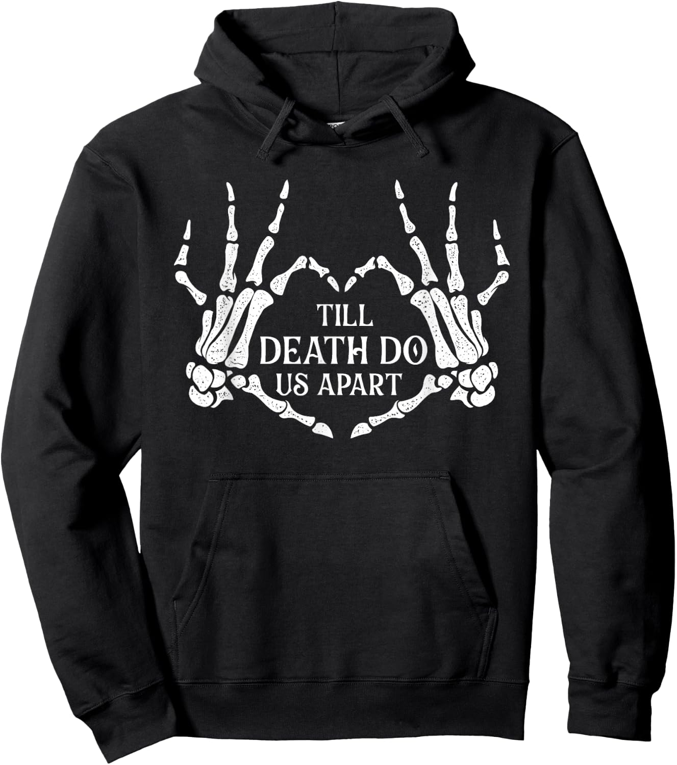 Till Death Do Us Apart - Wedding Vows Marriage Bride Groom Hoodie - Hoodie | Black
