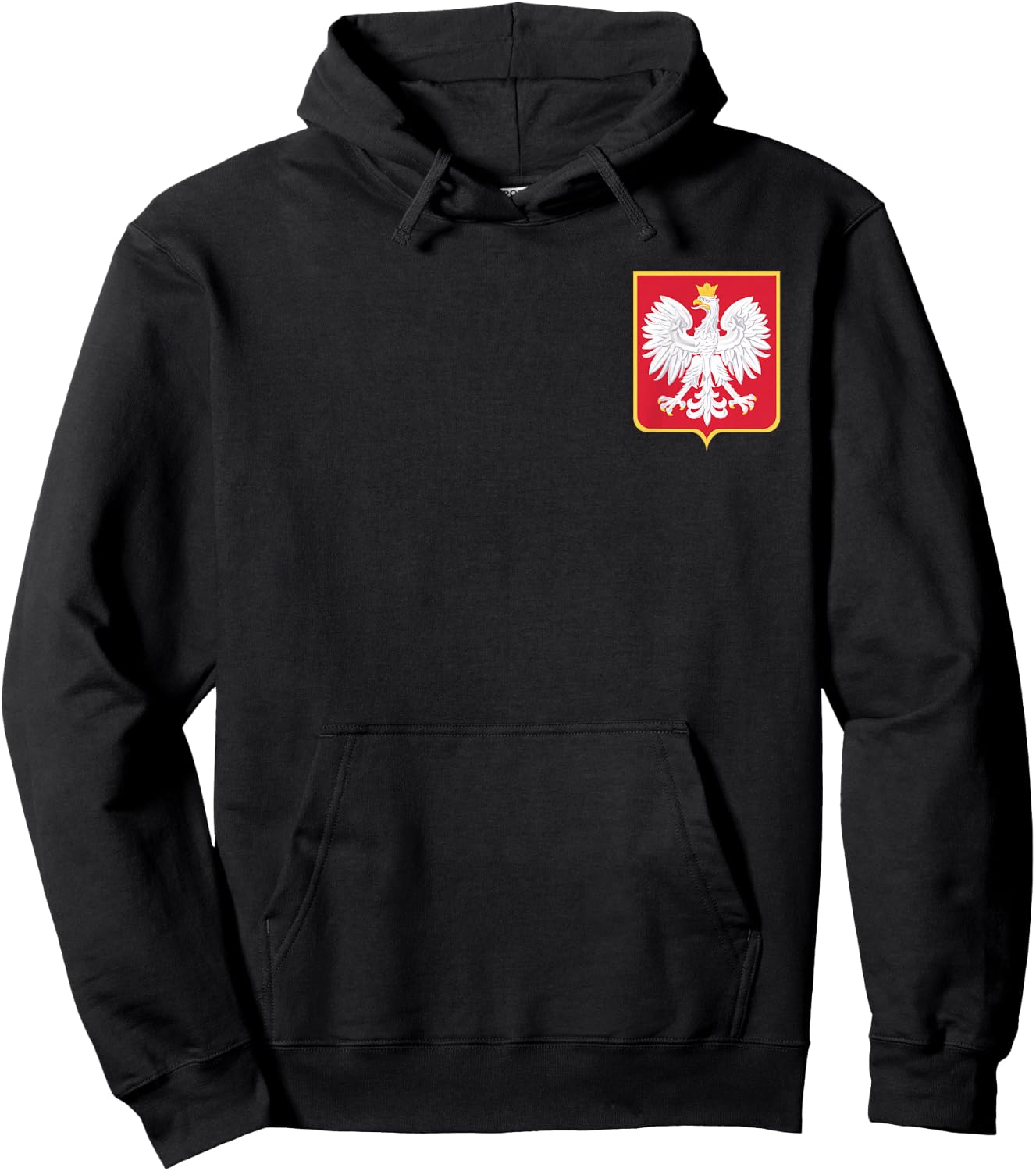 Poland White Eagle Coat of Arms Polska Polish Family Hoodie - Hoodie | Black