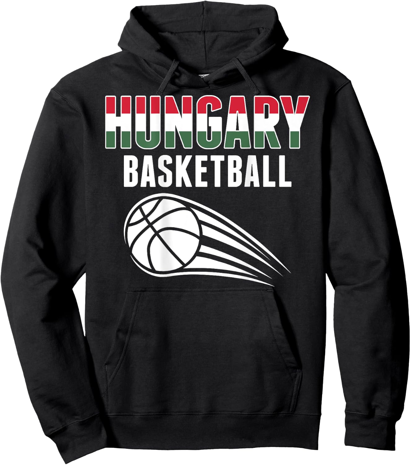 Hungary Basketball Fans Jersey - Hungarian Flag Sport Lovers Hoodie - Hoodie | Black