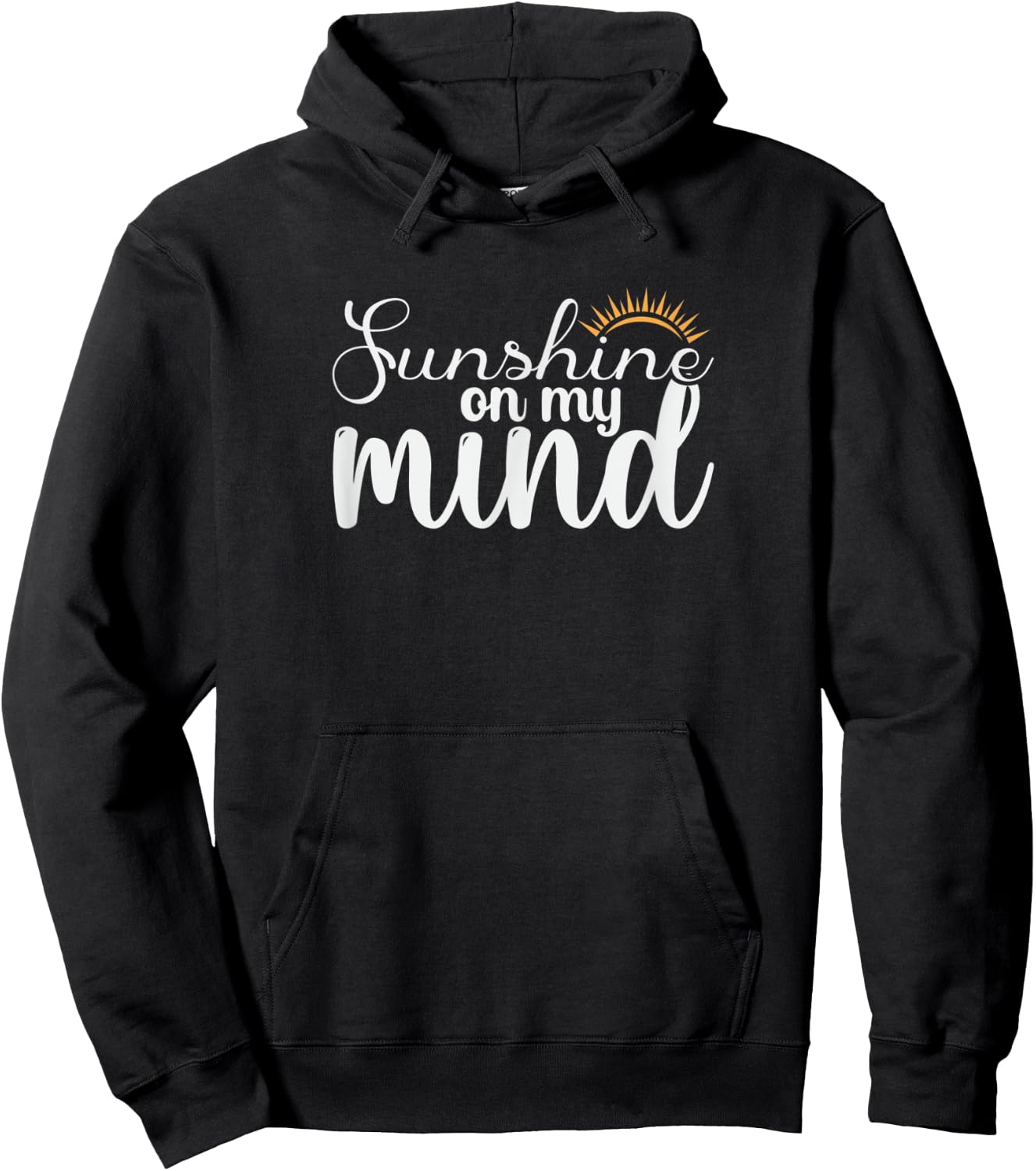 Sunshine On My Mind Sun and Summertime Women Hoodie - Hoodie | Black