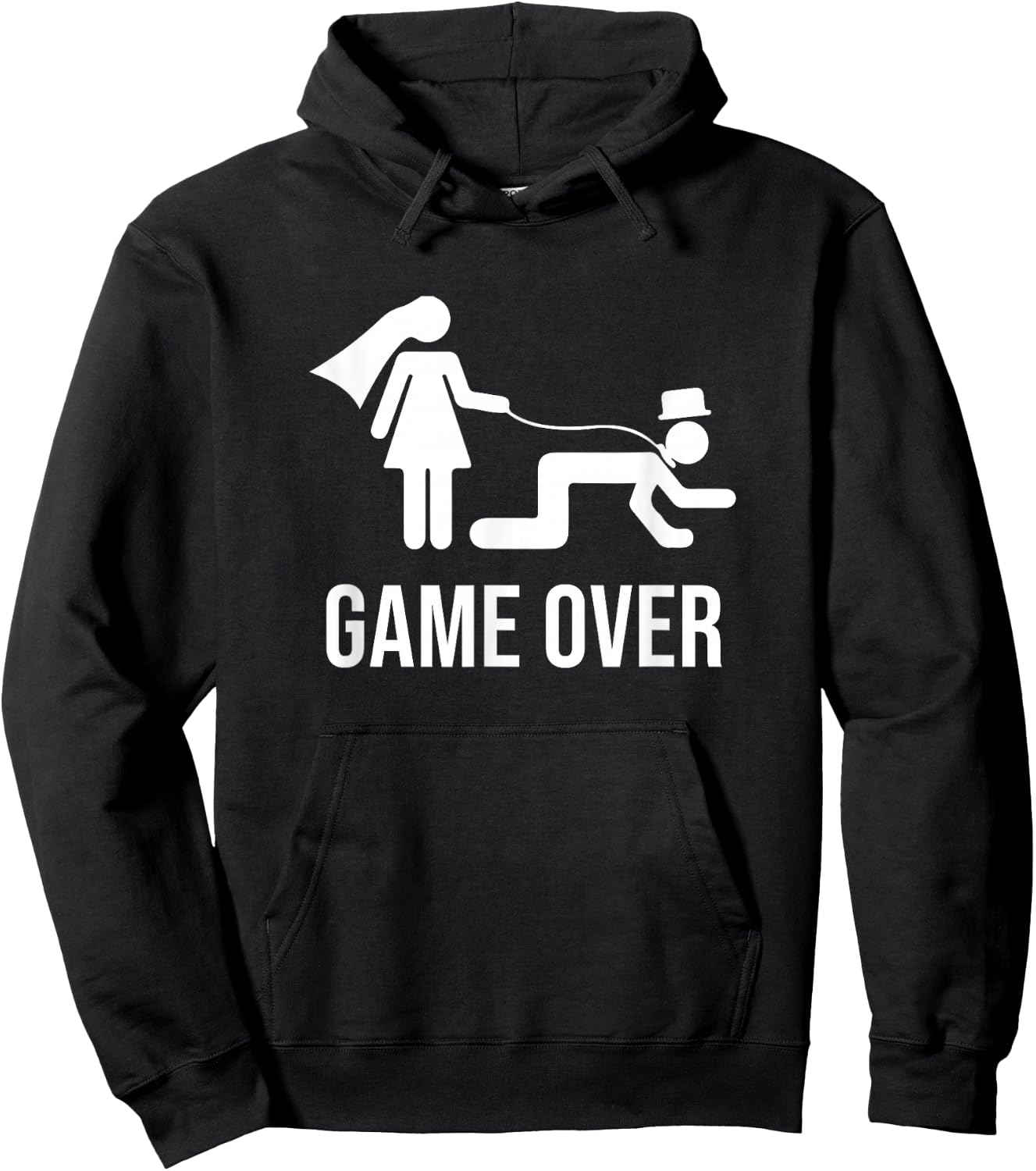 Sarcastic Bachelor Party Groom Groomsmen Bride Wedding Hoodie - Hoodie | Black