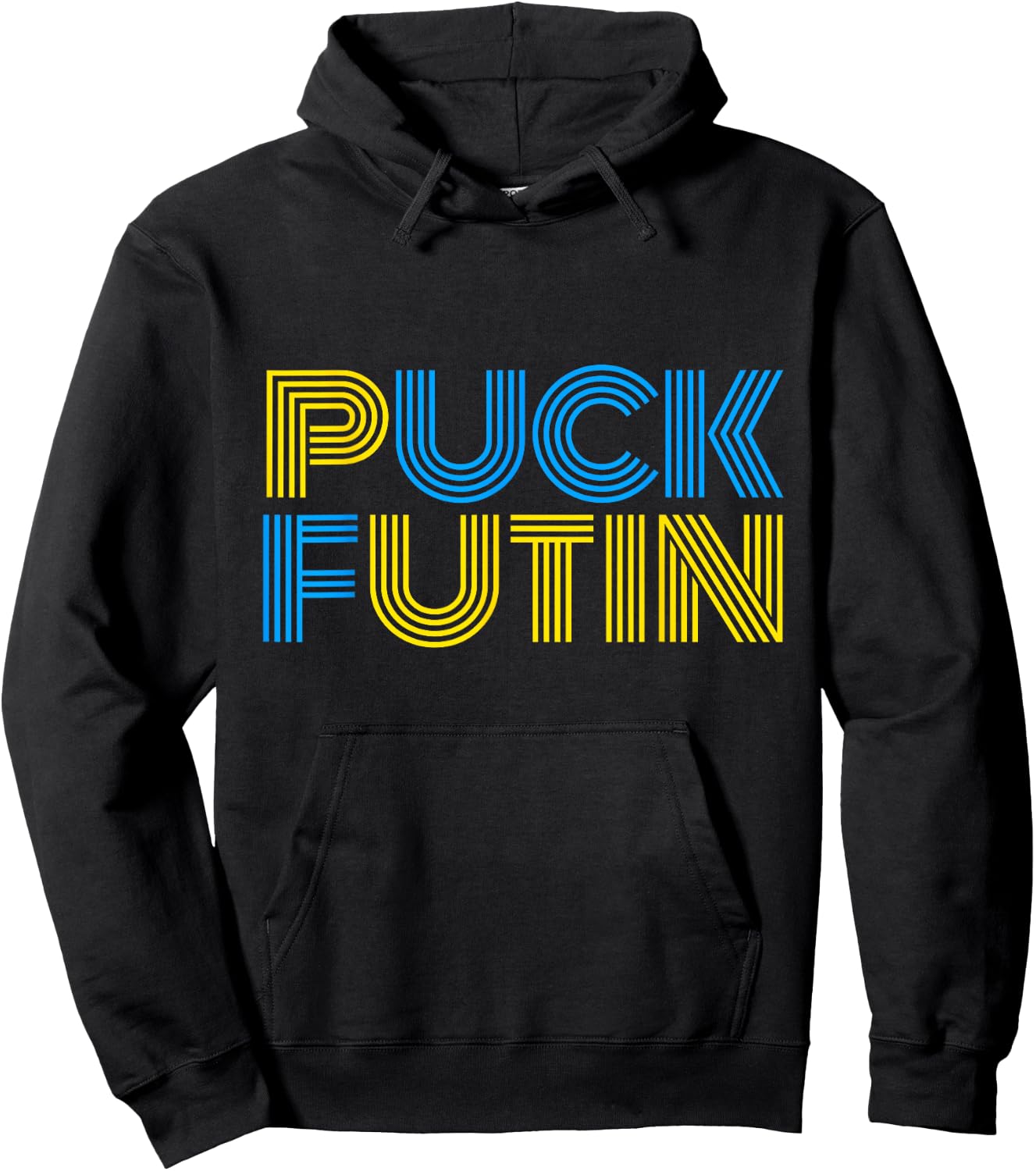 Retro Vintage Puck Futin Game Day Hoodie - Hoodie | Black
