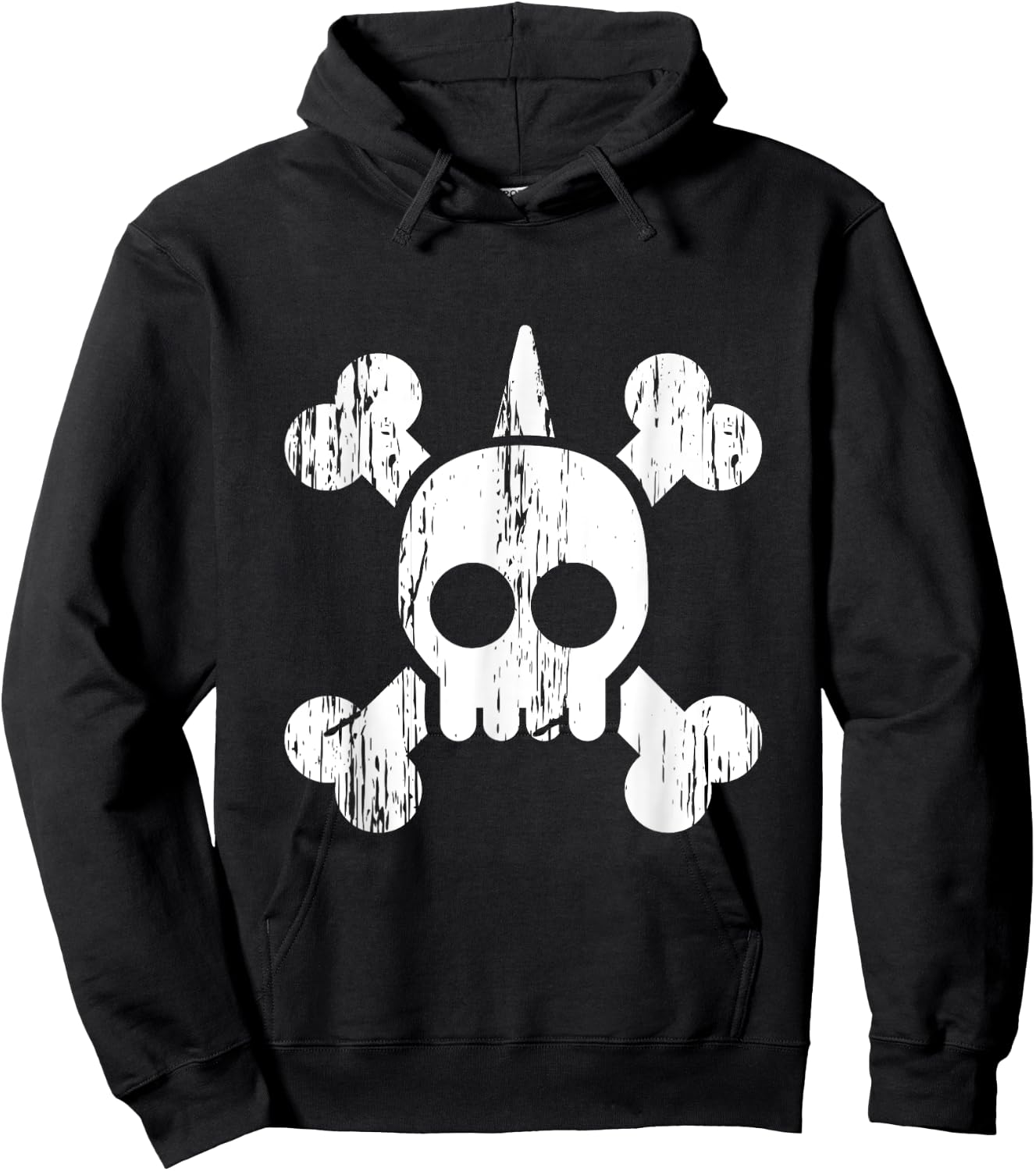 Punk Skull Bones Rock Music Aesthetic Subculture Rocker Hoodie - Hoodie | Black