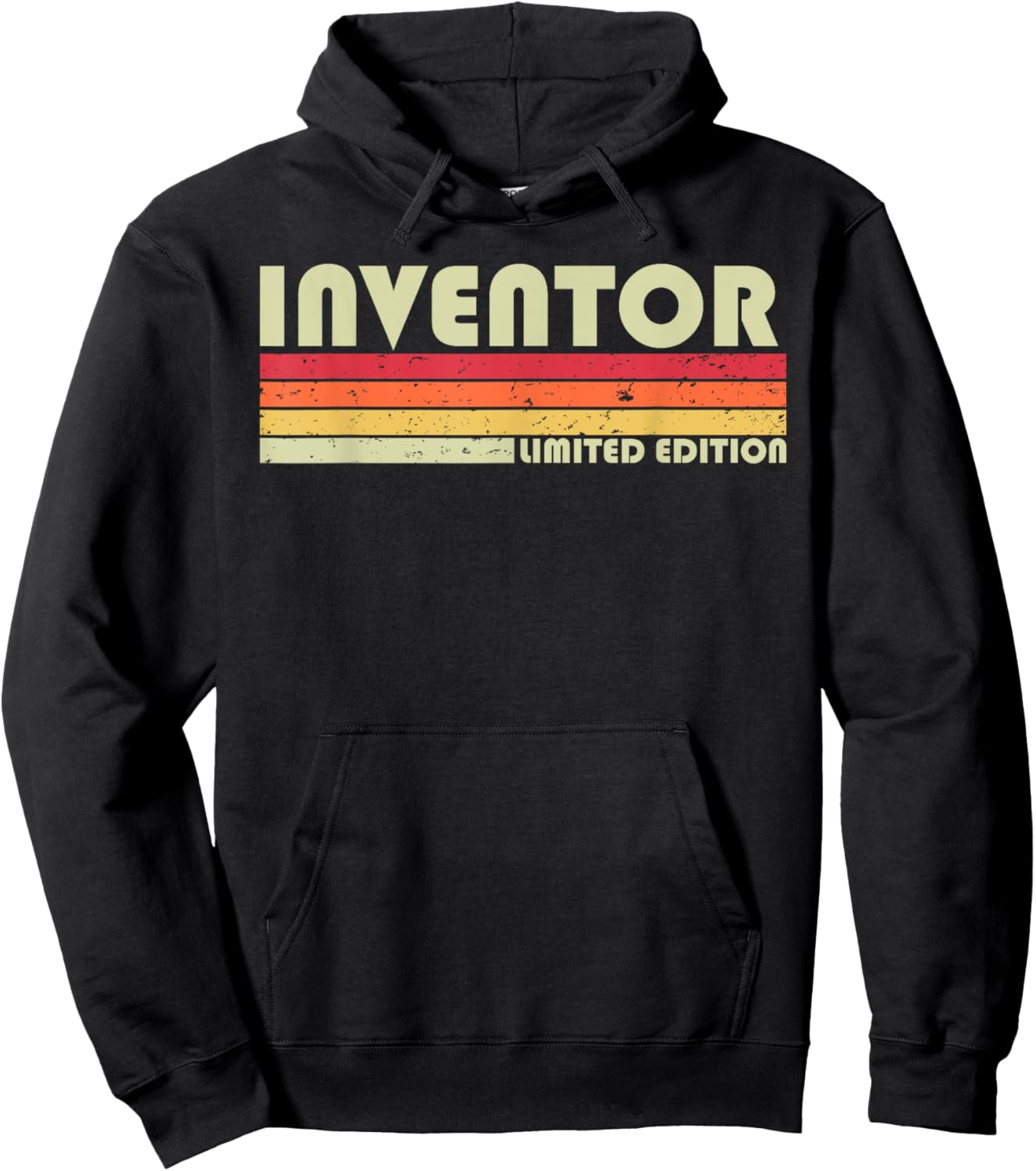 INVENTOR Funny Job Title Profession Birthday Worker Idea , Black, Small Hoodie - Hoodie | Black