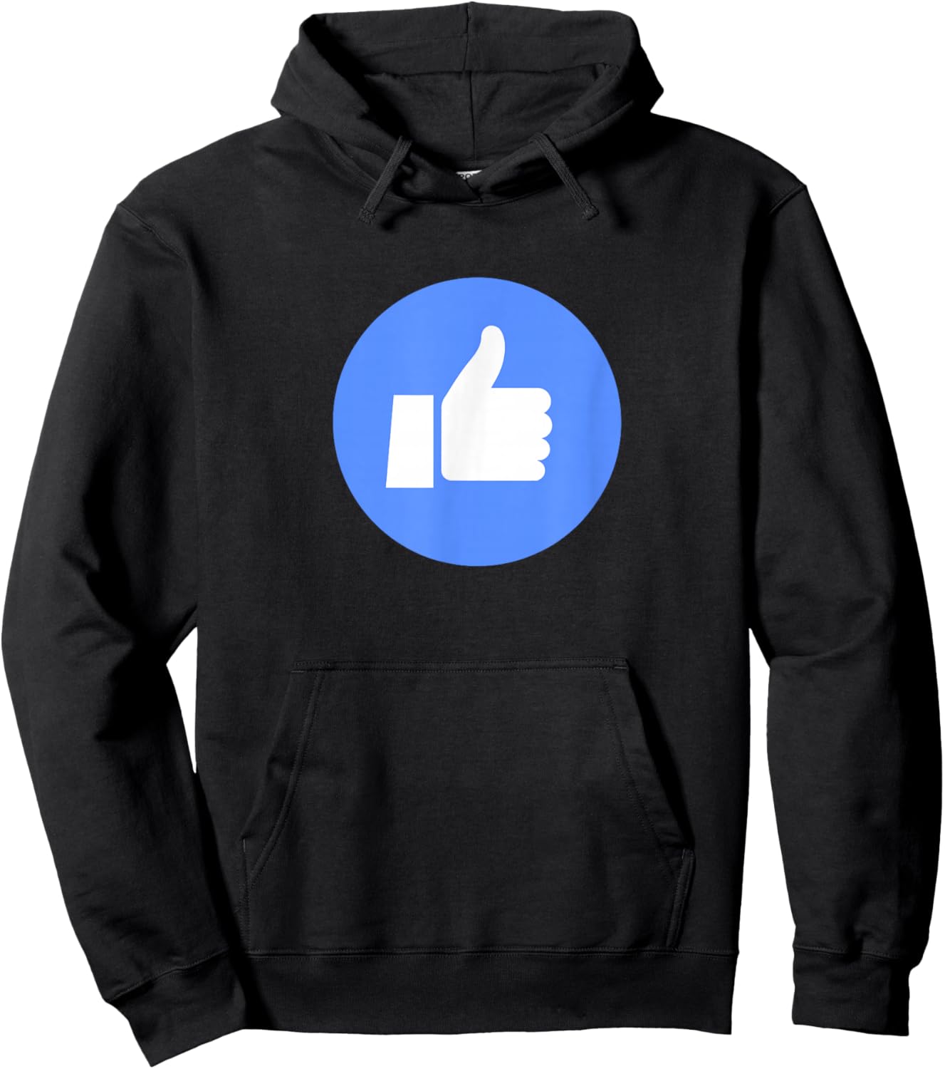 Thumbs Up Like Face Book Icon Hoodie - Hoodie | Black