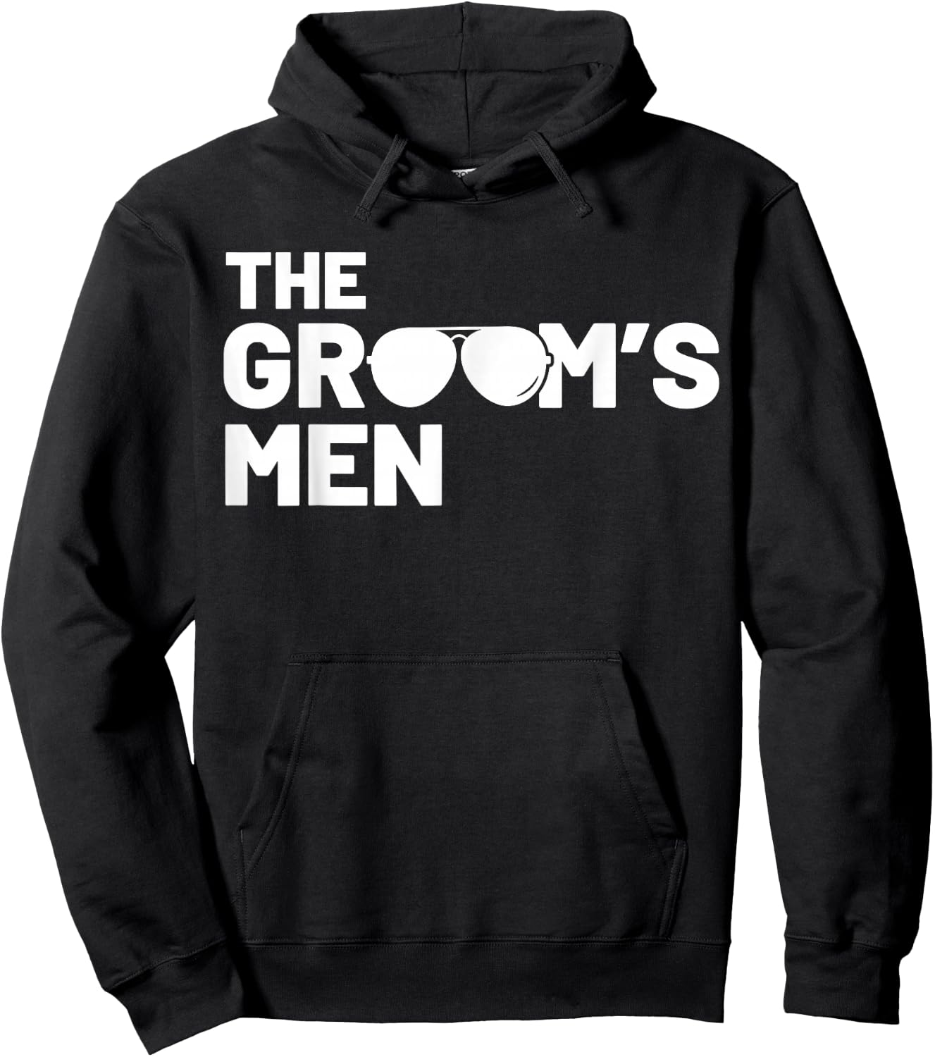 Groomsmen Groom Squat Men Bachelor Supplies Party Wedding Hoodie - Hoodie | Black