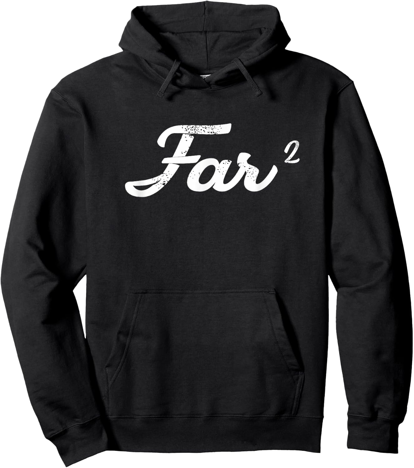 Far Squared Farfar Swedish Or Danish Grandpa Funny Math Idea Hoodie - Hoodie | Black