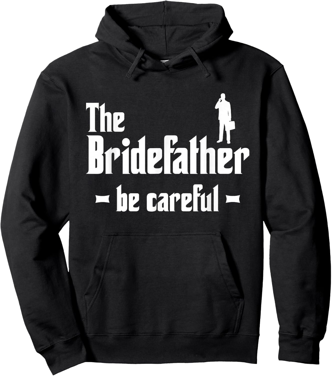 The Bridefather Men Father of the Bride Dad Funny Gift Hoodie - Hoodie | Black