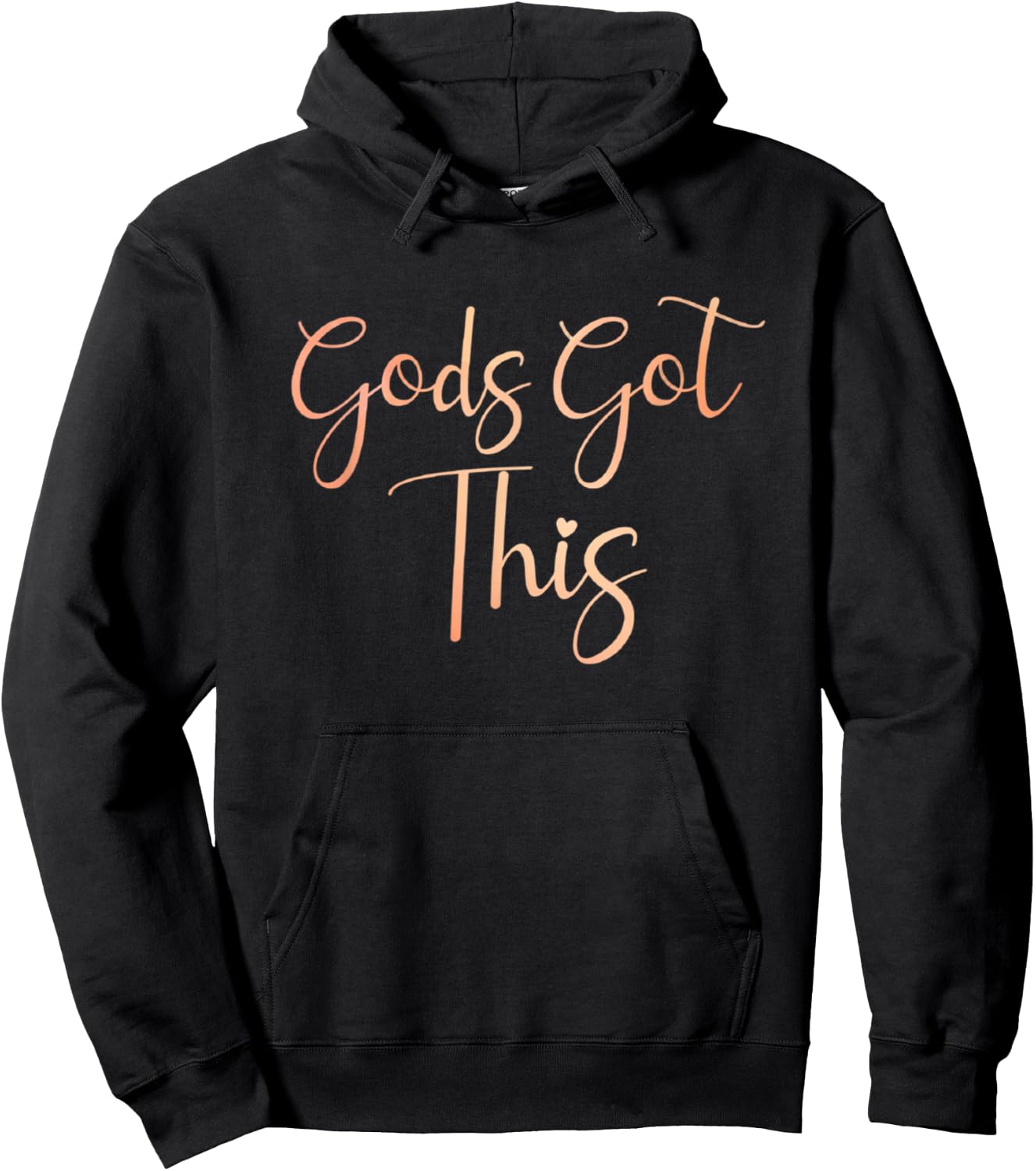 Jesus Loves You Christian Faith Inc. Gods Got This Christian Motivational Hoodie - Hoodie | Black