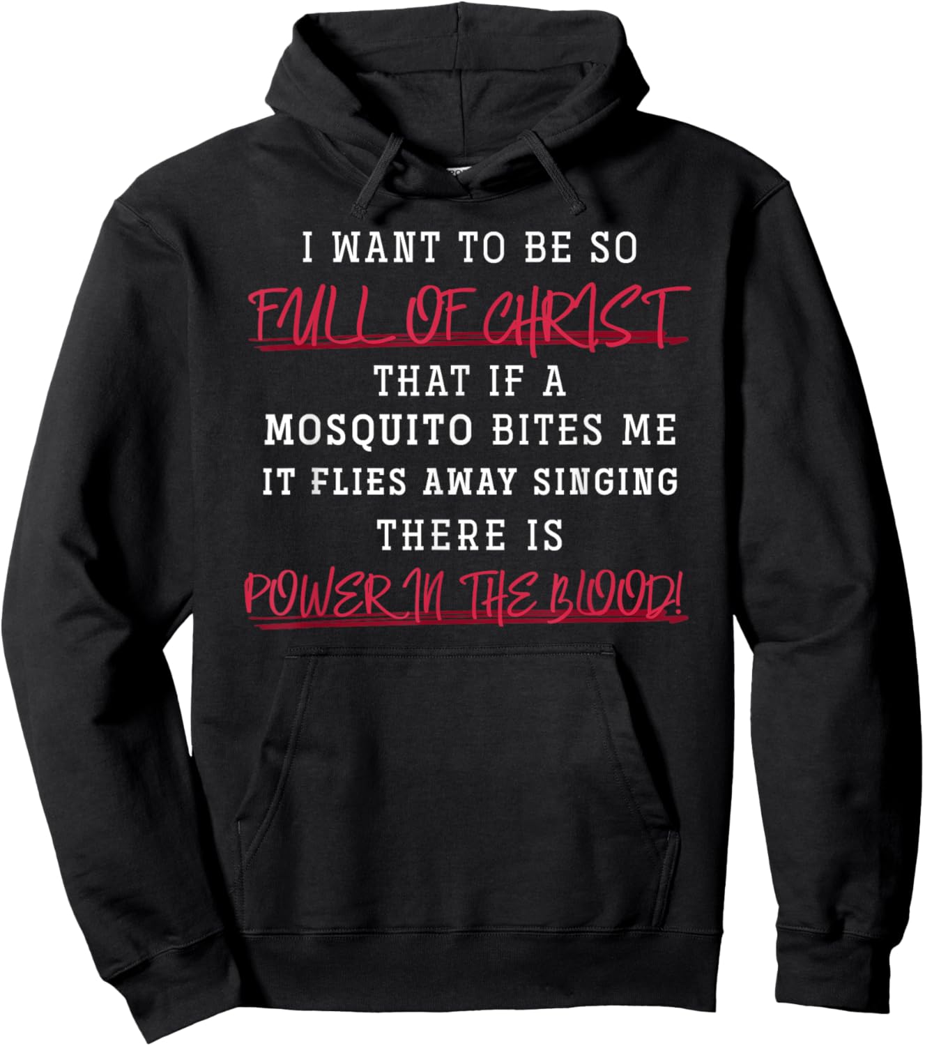 I Want To Be So Full Of Jesus Christ Devotee Prayer Hoodie - Hoodie | Black