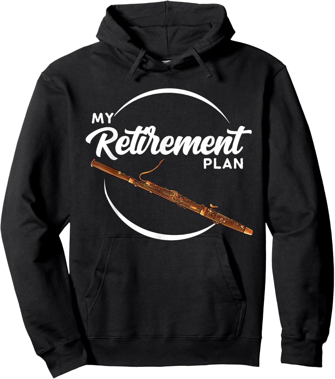 Joy Reed Instruments Funny Bassoon Player Gift - Learn To Play The Bassoon -Adults Black Hoodie - Hoodie | Black