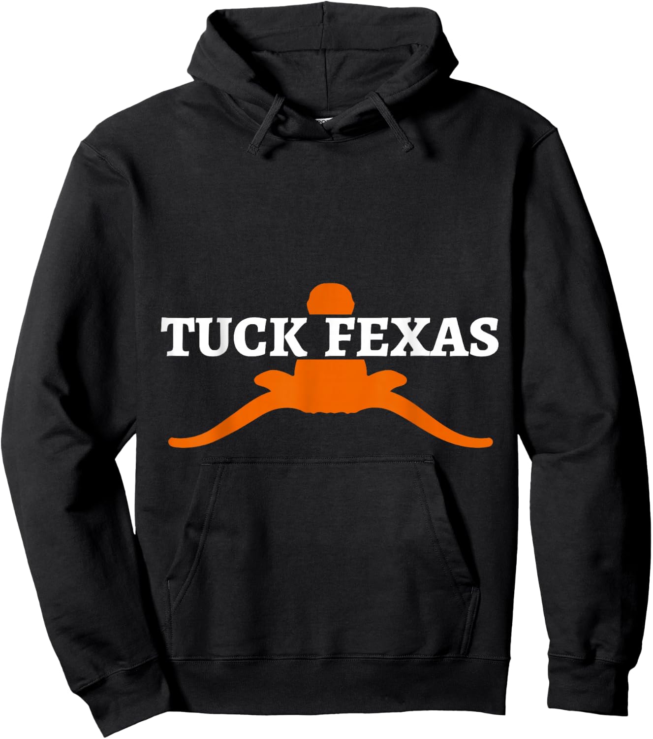 Horns Down Shirt Horns Down Texas Tuck Fexas Shirt Hoodie - Hoodie | Black