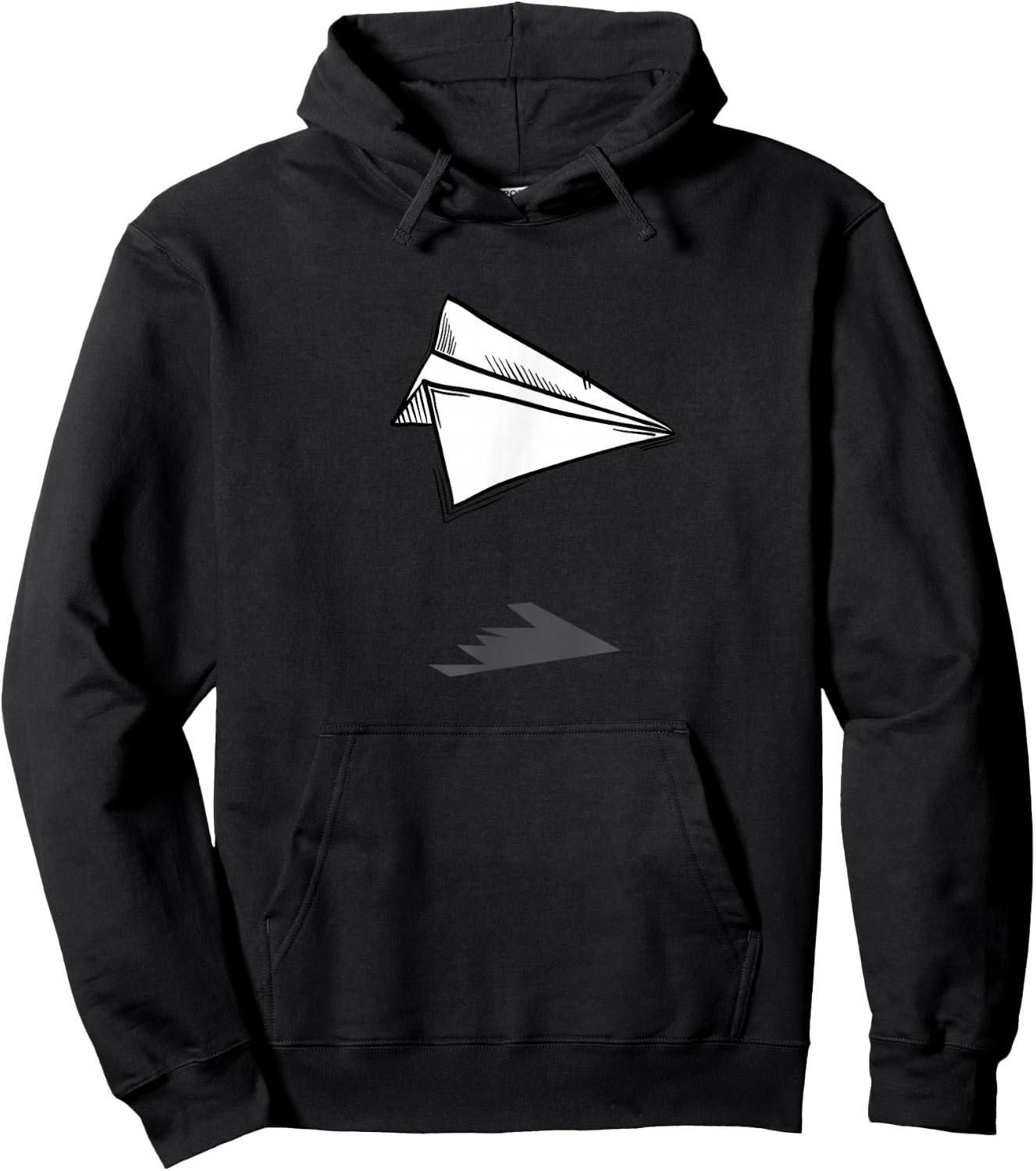 Paper Plane Shirt Aviation for Aeroplane Fans Hoodie - Hoodie | Black