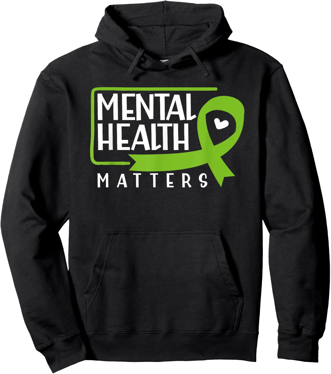 Mental Health Matters Men Women Kids Mental Health Awareness Hoodie - Hoodie | Black