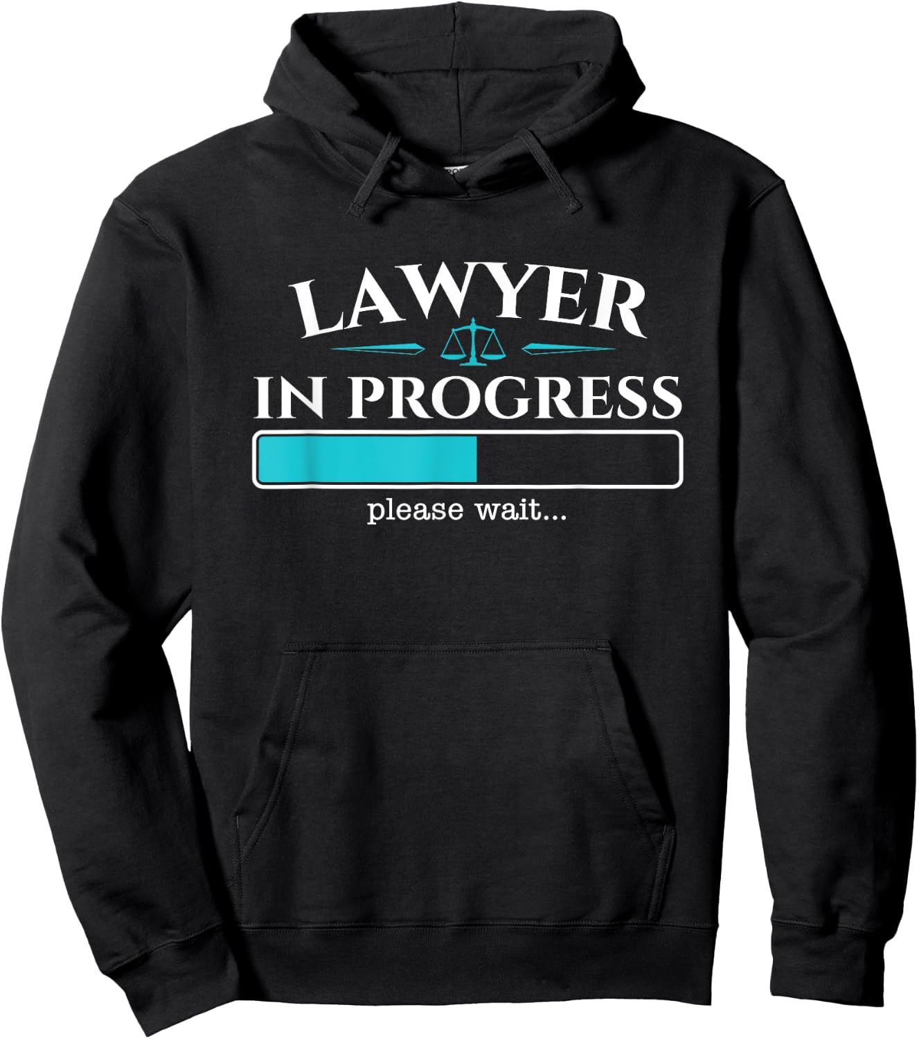 Lawyer in Progress - Law School Student Graduation Lawyer Hoodie - Hoodie | Black
