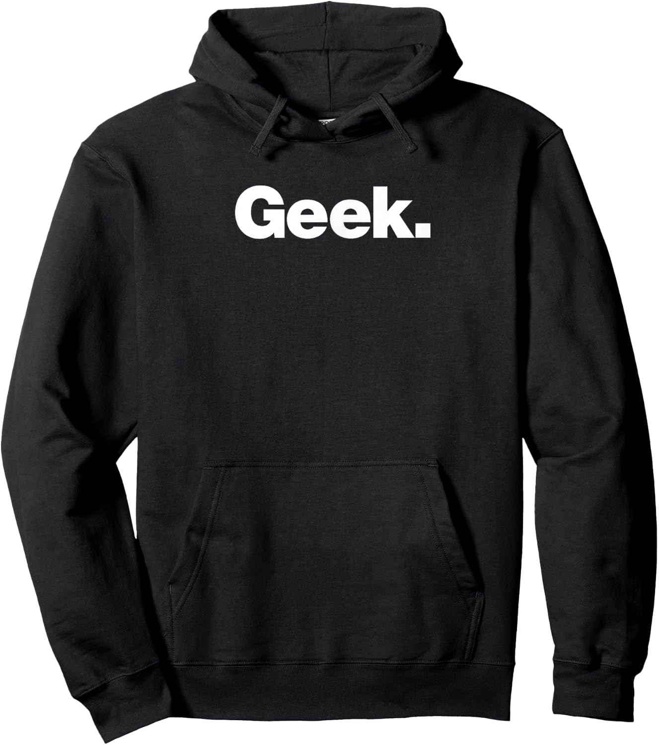 The word Geek | A design that says Geek Hoodie - Hoodie | Black