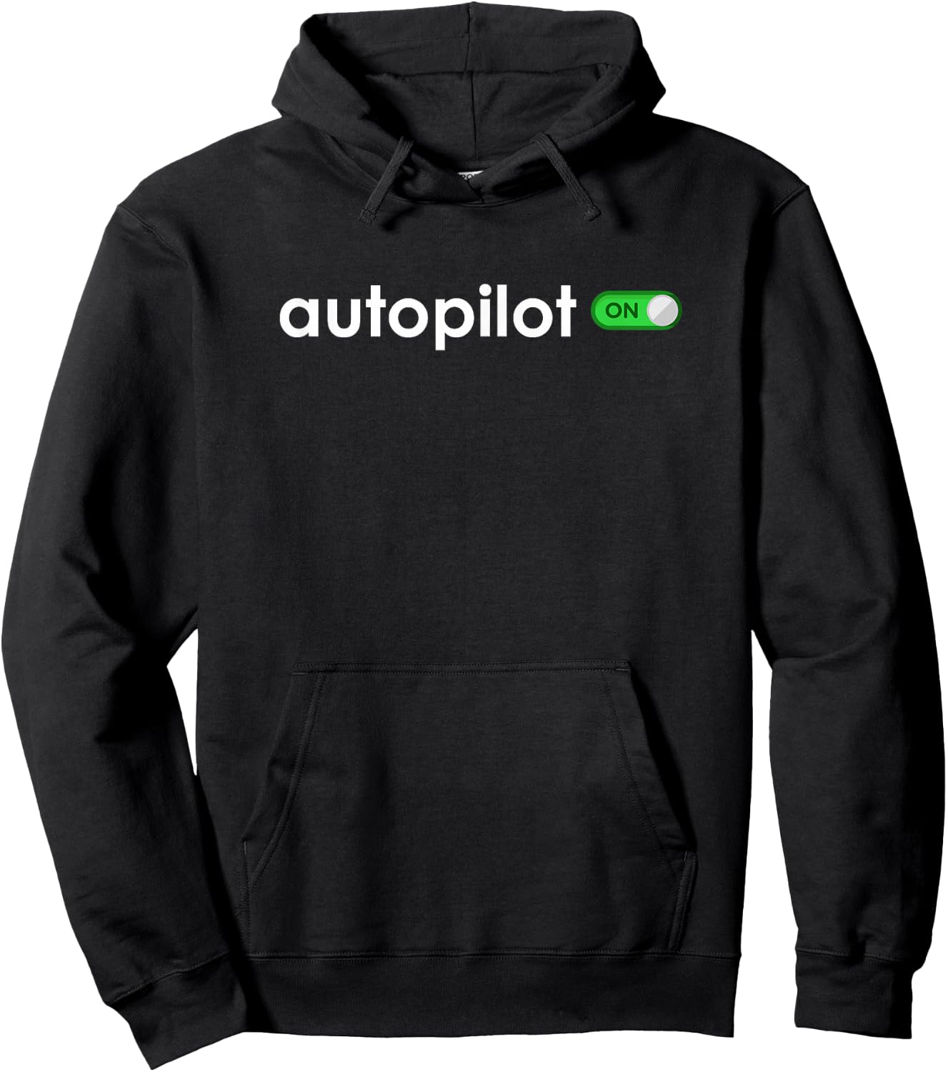 Autopilot On Life Is Like Being On Autopilot Hoodie - Hoodie | Black