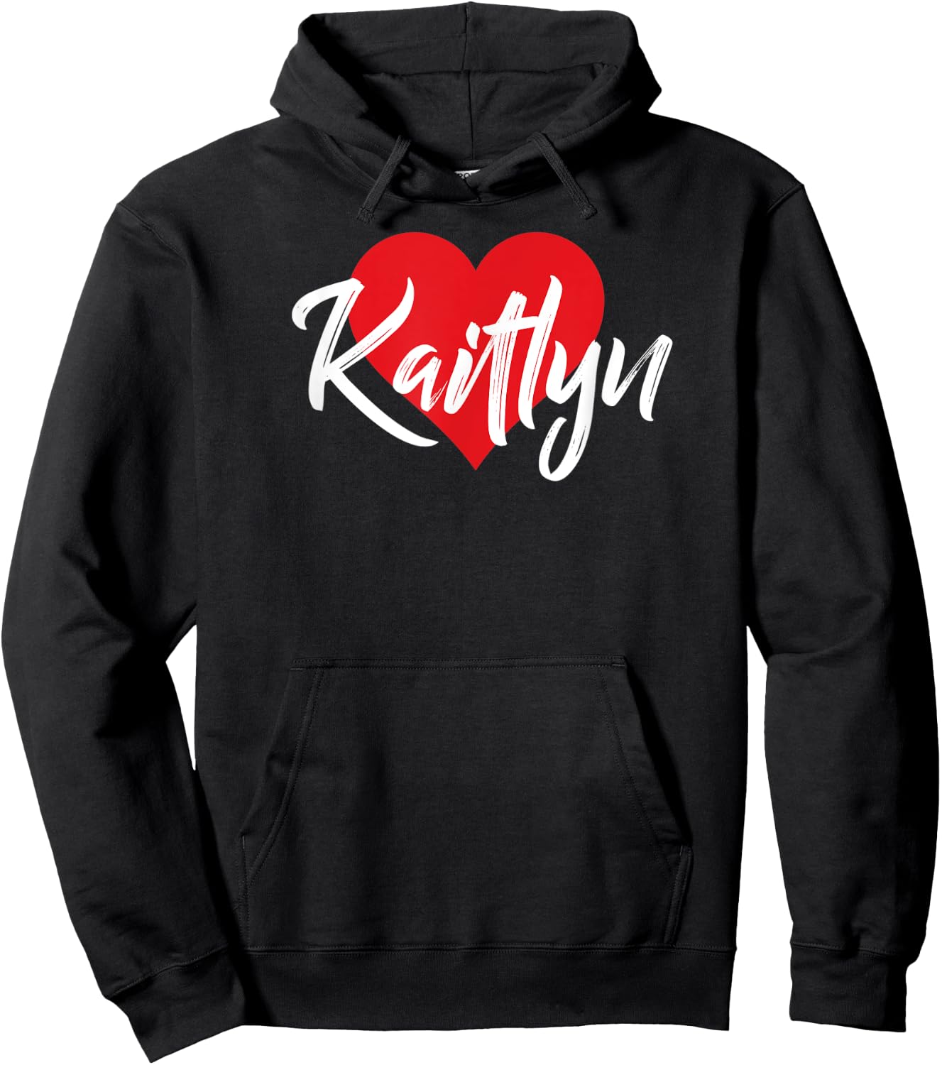 I Love Kaitlyn First Name I Heart Named Hoodie - Hoodie | Black