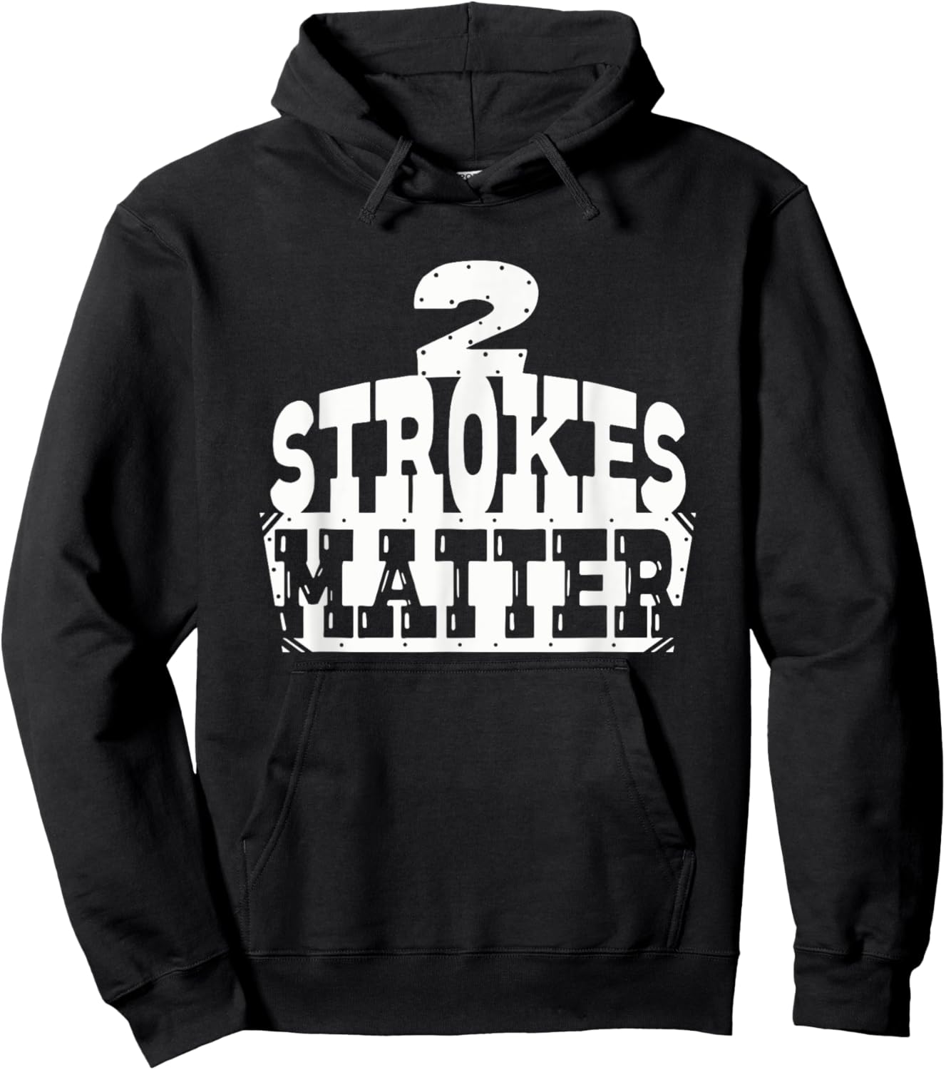 2 Strokes Matter! MX Motocross Dirt Biker Hoodie - Hoodie | Black