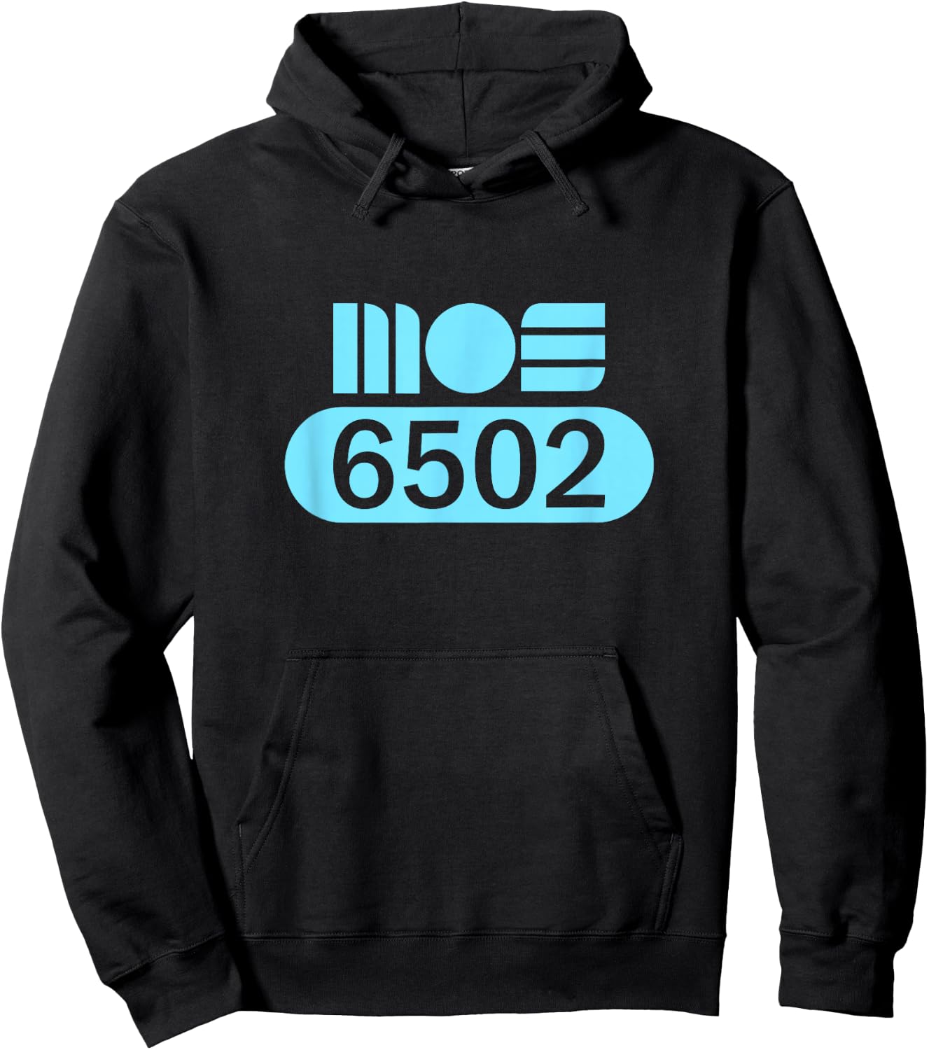 MOS 6502 CPU Retro Programmer Coder Processor Old School Hoodie - Hoodie | Black
