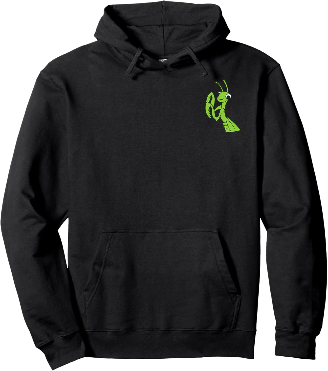 Praying Mantis in Pockets Insect Grasshopper Hoodie - Hoodie | Black