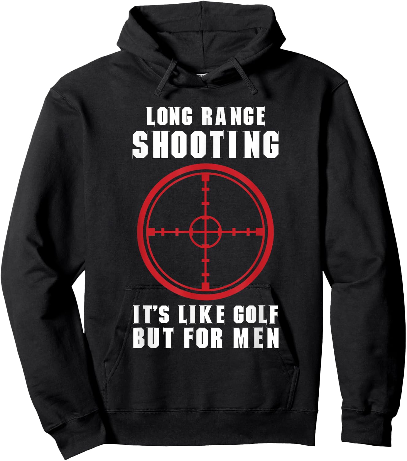 Long Range shooting it's like golf but Guns owner Hoodie - Hoodie | Black