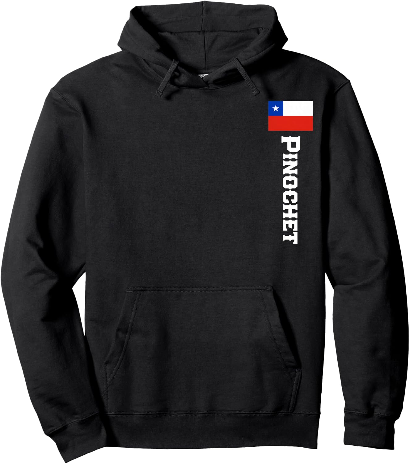 Pinochet Last Name Chile Shirt , Women, Kids Hoodie - Hoodie | Black