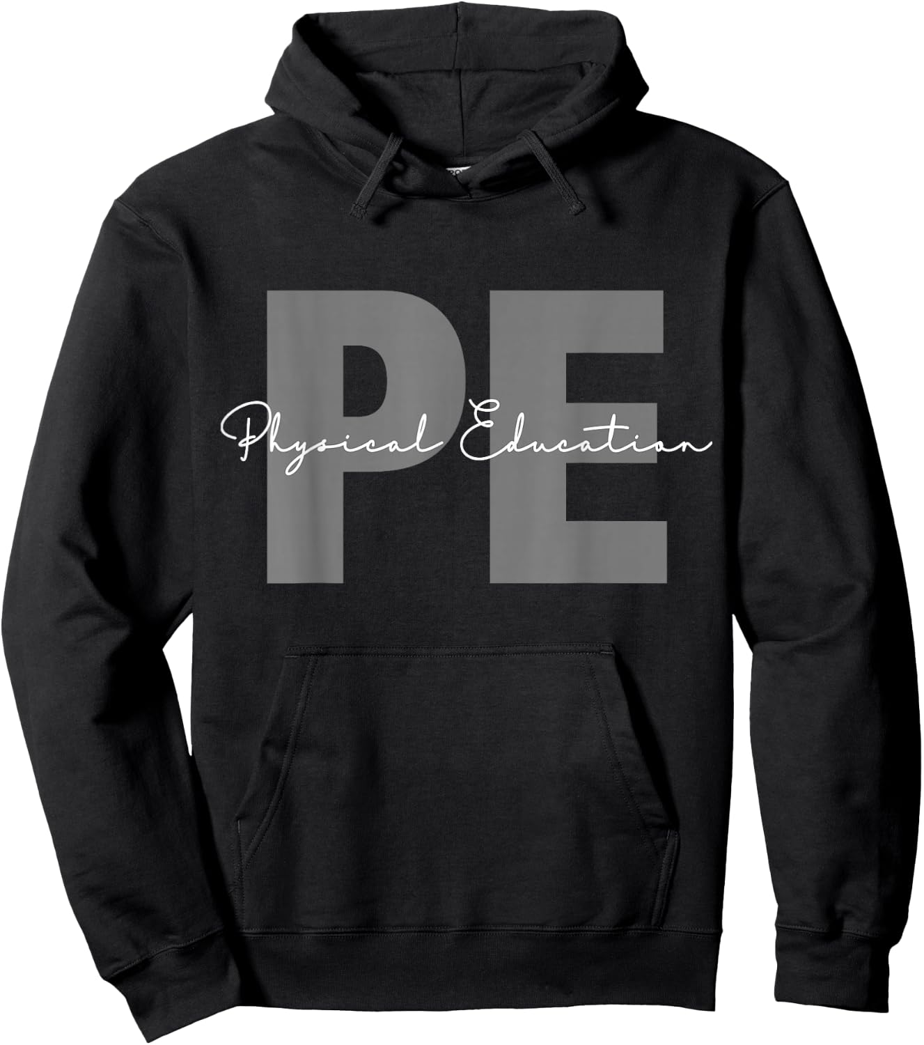 Physical Education PE Teacher Phys Ed Student Grad Hoodie - Hoodie | Black