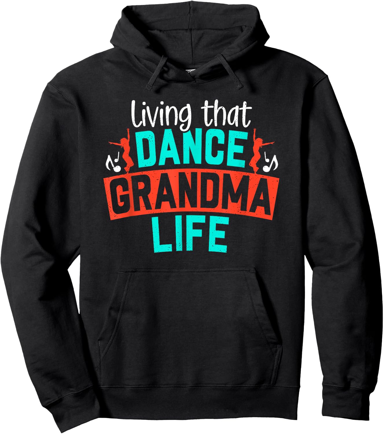 Dance Grandma Life Grandmother Dancer Grandmom Dancing Lover Hoodie - Hoodie | Black