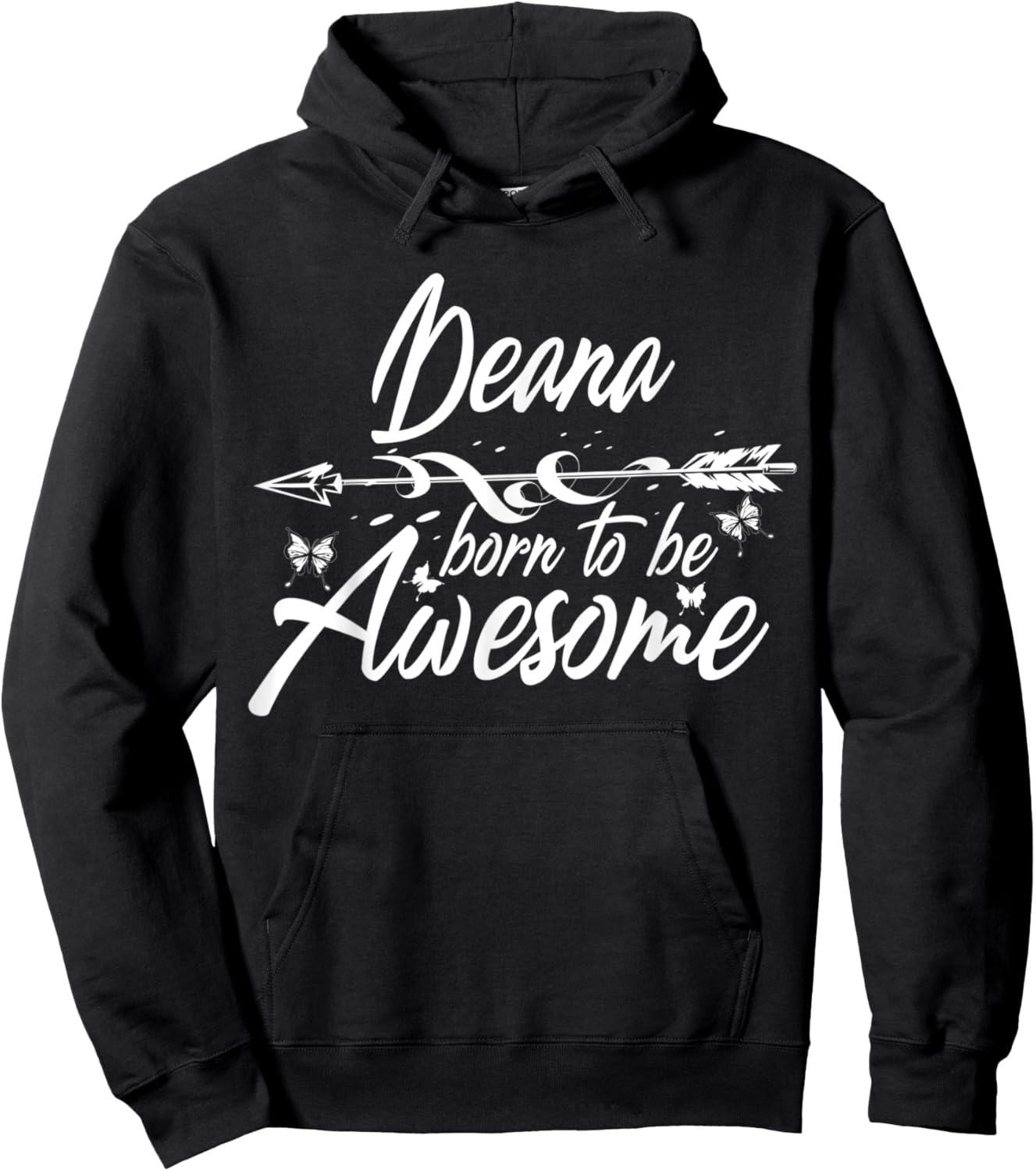 DEANA Gift Name Funny Personalized Women Birthday Joke Idea Hoodie - Hoodie | Black