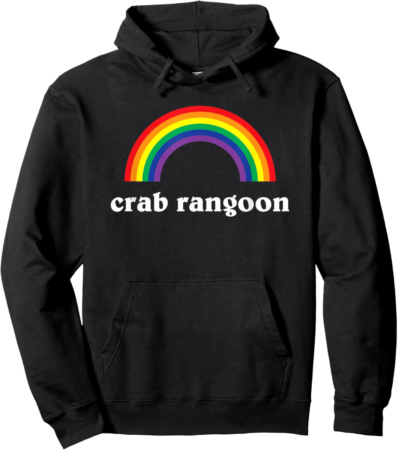 Cute Crab Rangoon for Lovers of Crab Rangoon! Hoodie - Hoodie | Black
