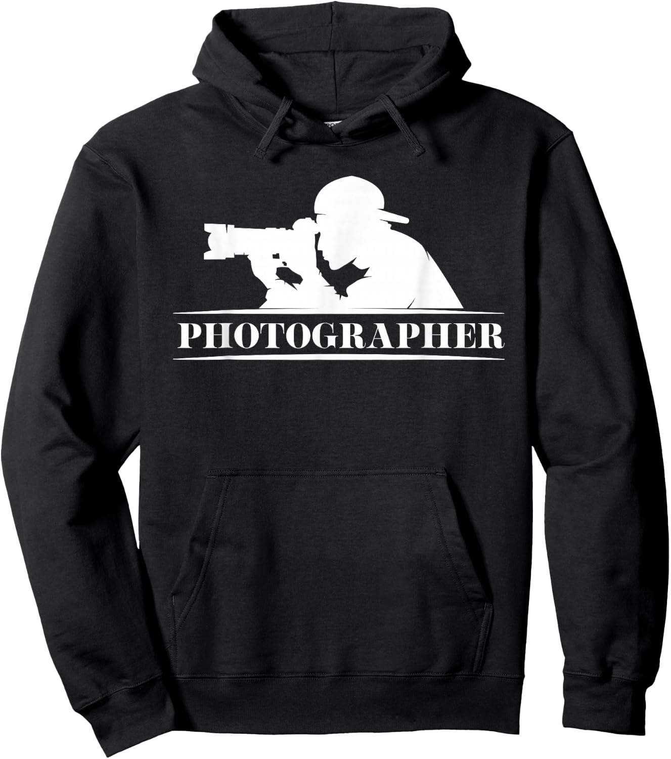 Photographer Camera Photography Photojournalist Lens Focus Hoodie - Hoodie | Black