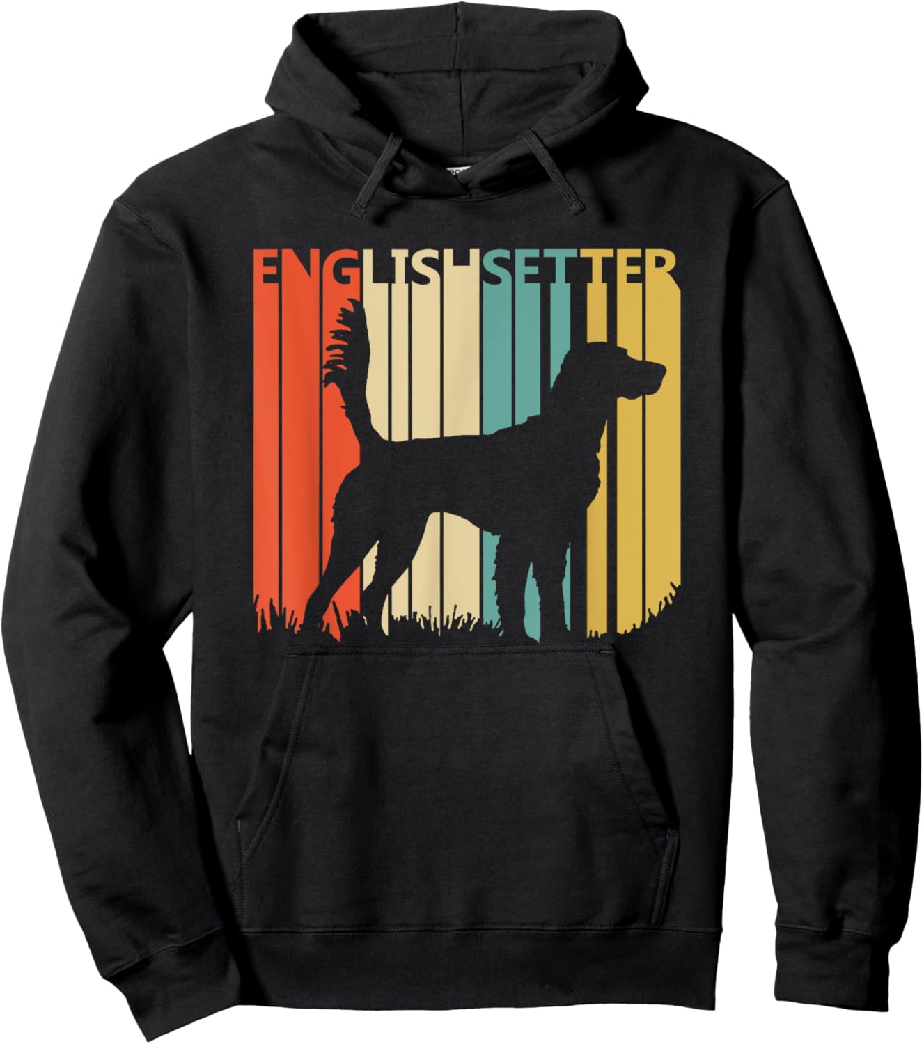 Vintage English Setter Hoodie - Hoodie | Black