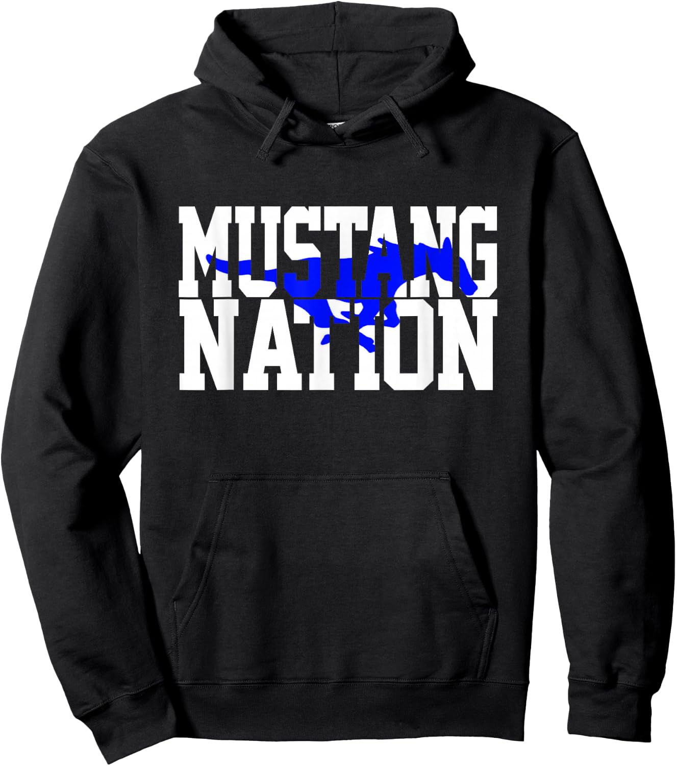 Friendswood Mustang, Mustang Nation Hoodie - Hoodie | Black