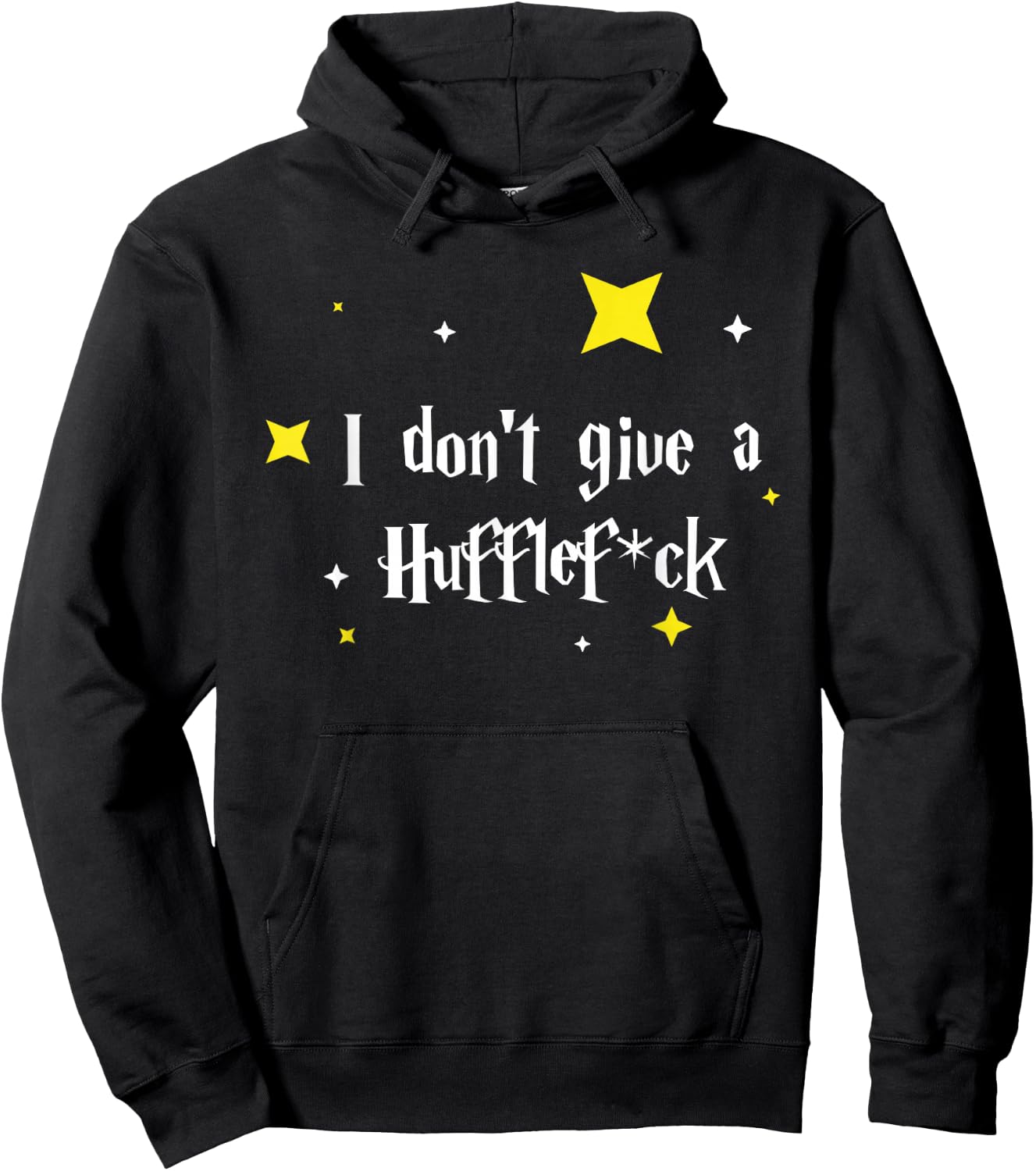 I don't give a Hufflescrew Hoodie - Hoodie | Black