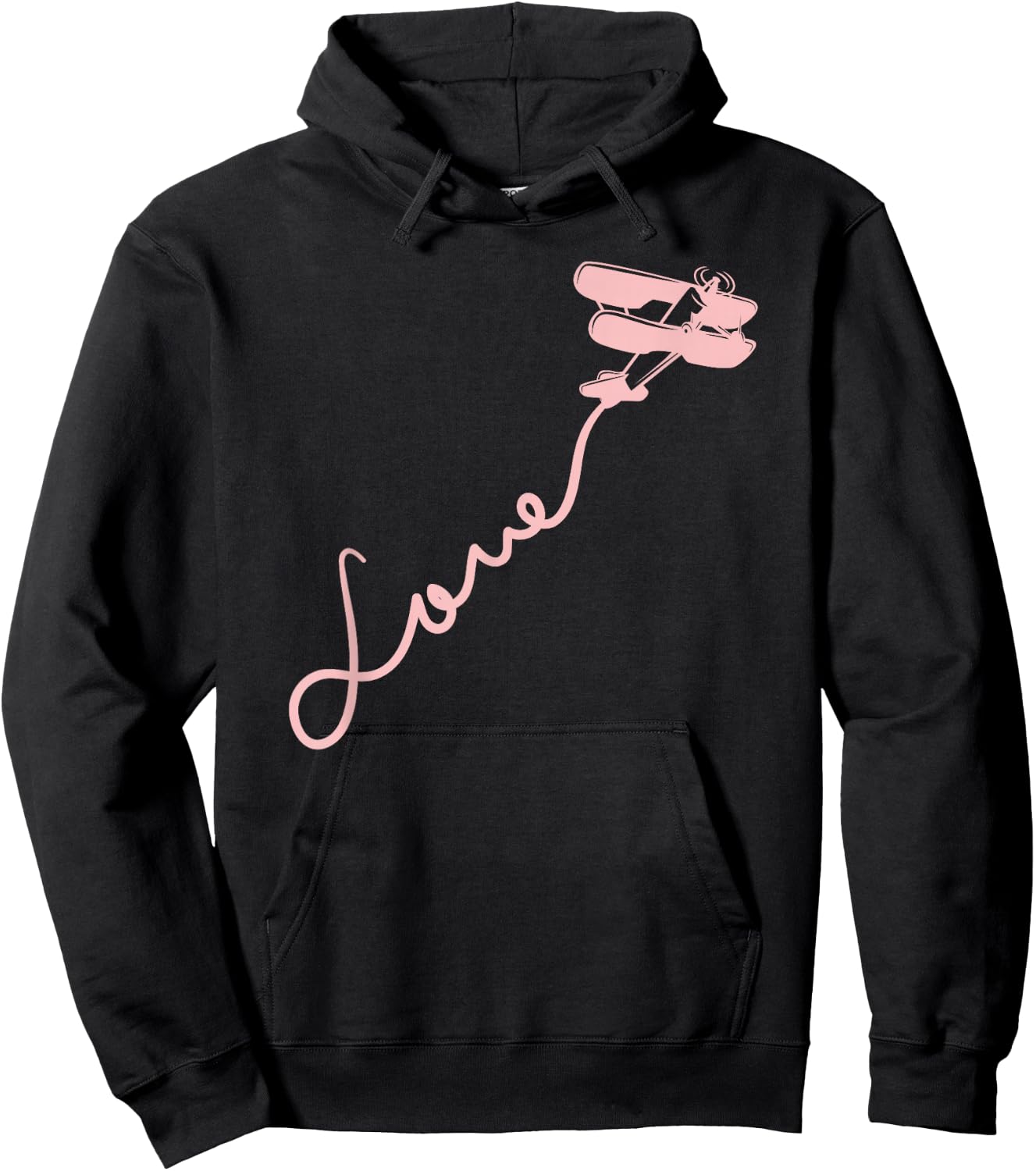 Female Pilot Gift Shirt Love Aviation And Flying Hoodie - Hoodie | Black