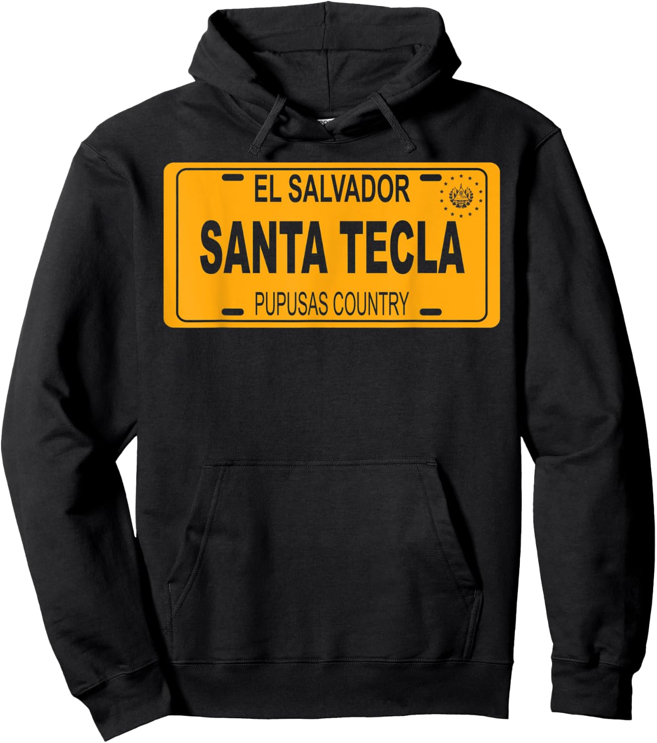 Santa Tecla El Salvador Pupusas Country Hoodie - Hoodie | Black