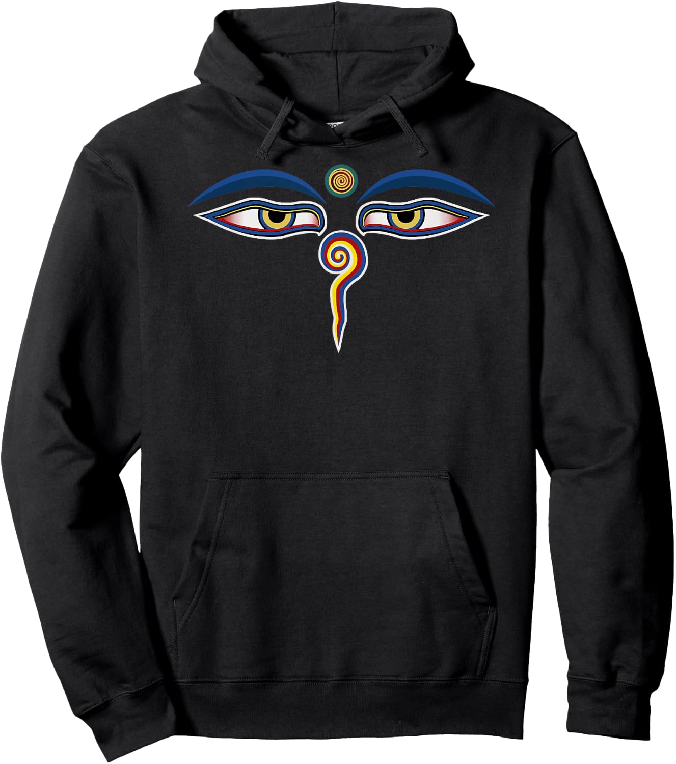 Eyes of Buddha Hoodie - Hoodie | Black
