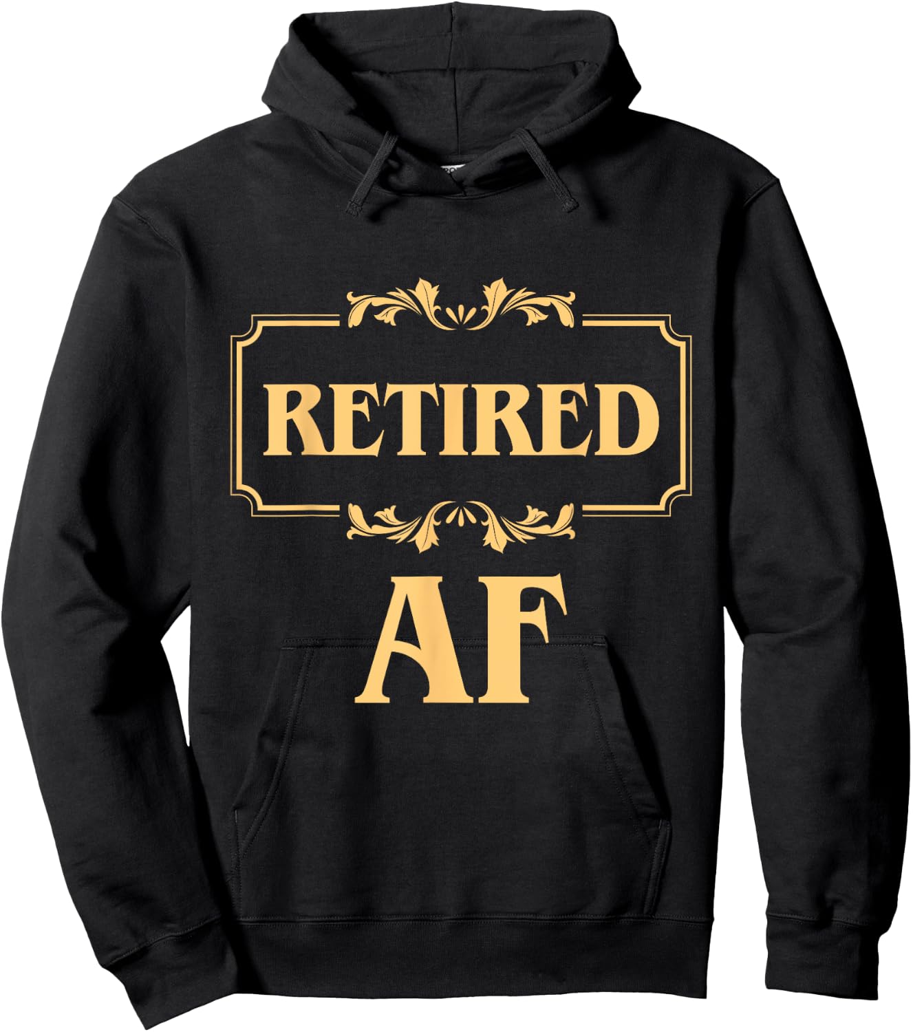 Retired AF Hoodie - Hoodie | Black