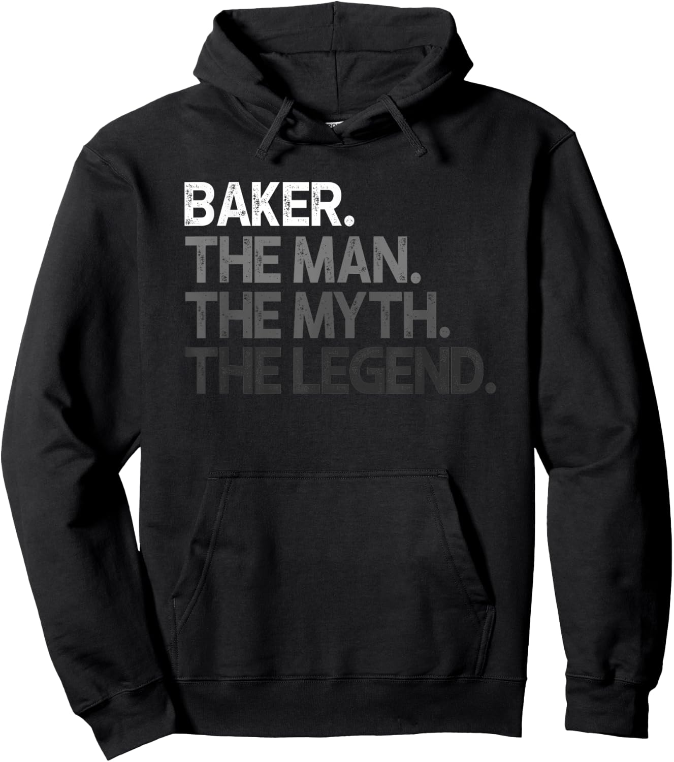 Baker Gift Man Myth The Legend Hoodie - Hoodie | Black