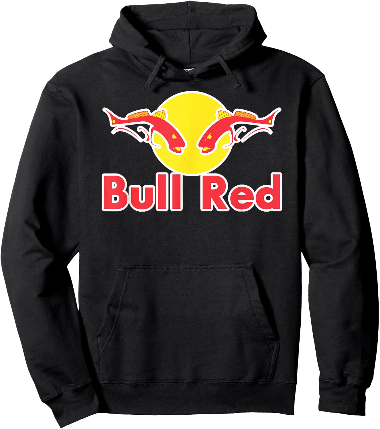 Bull Redfish Saltwater Pole Breakers Hoodie - Hoodie | Black
