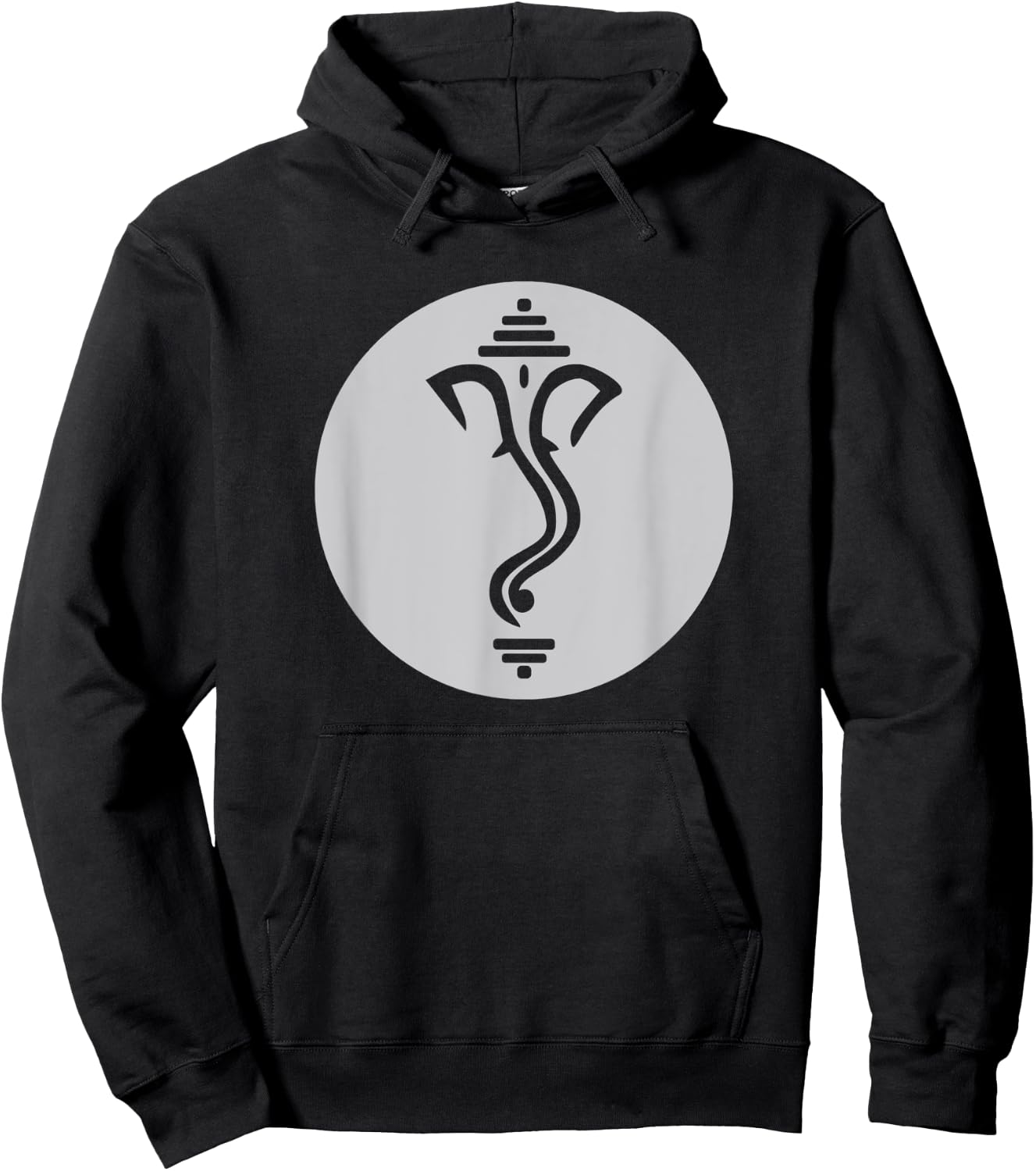 Symbol Ganesha Meditation Spiritual India Yoga Hoodie - Hoodie | Black