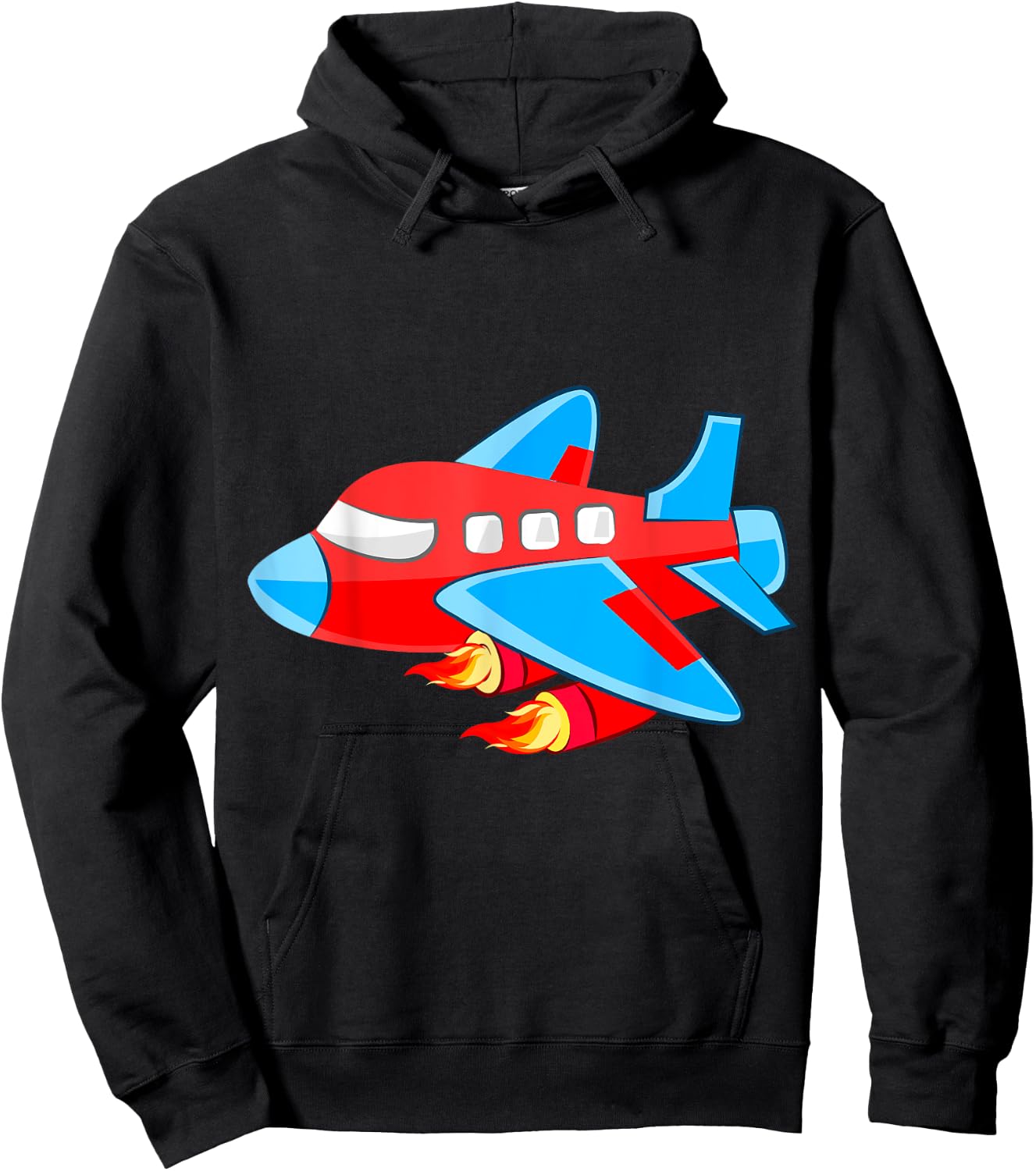 Boy Gifts Airplane Shirts For Boys. Airplane Shirts For Kids Hoodie - Hoodie | Black