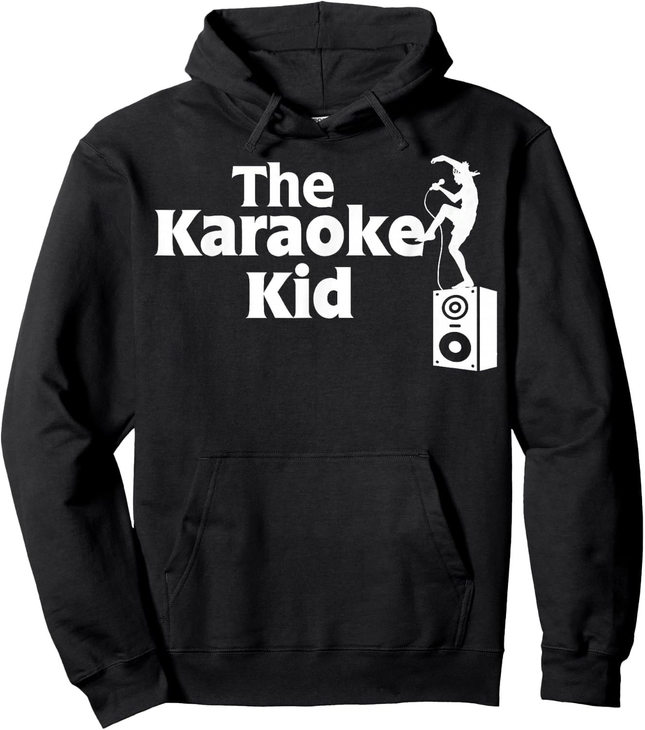 The Karaoke Kid funny Karaoke Hoodie - Hoodie | Black