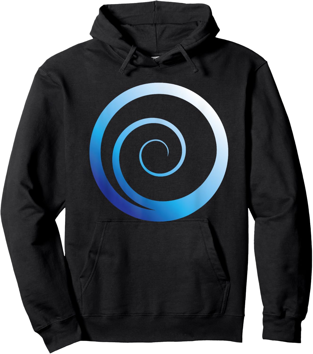 Maori Koru Spiral Ocean Wave New Zealand Symbolism Kiwi Surf Hoodie - Hoodie | Black
