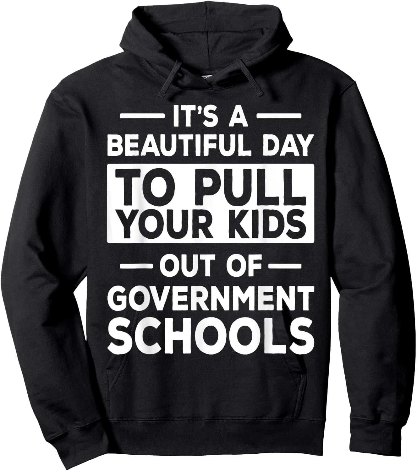 Homeschool Mom Dad Conservative - Pull Your Kids Out Of Hoodie - Hoodie | Black